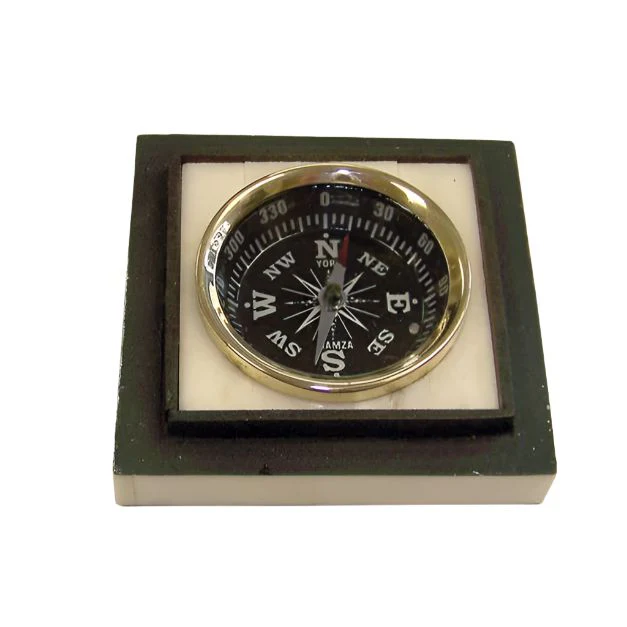 Compass Bone Box with Lift Off Lid Men's Gift | Antique Vintage Style | Home Desk Decor - Image 3