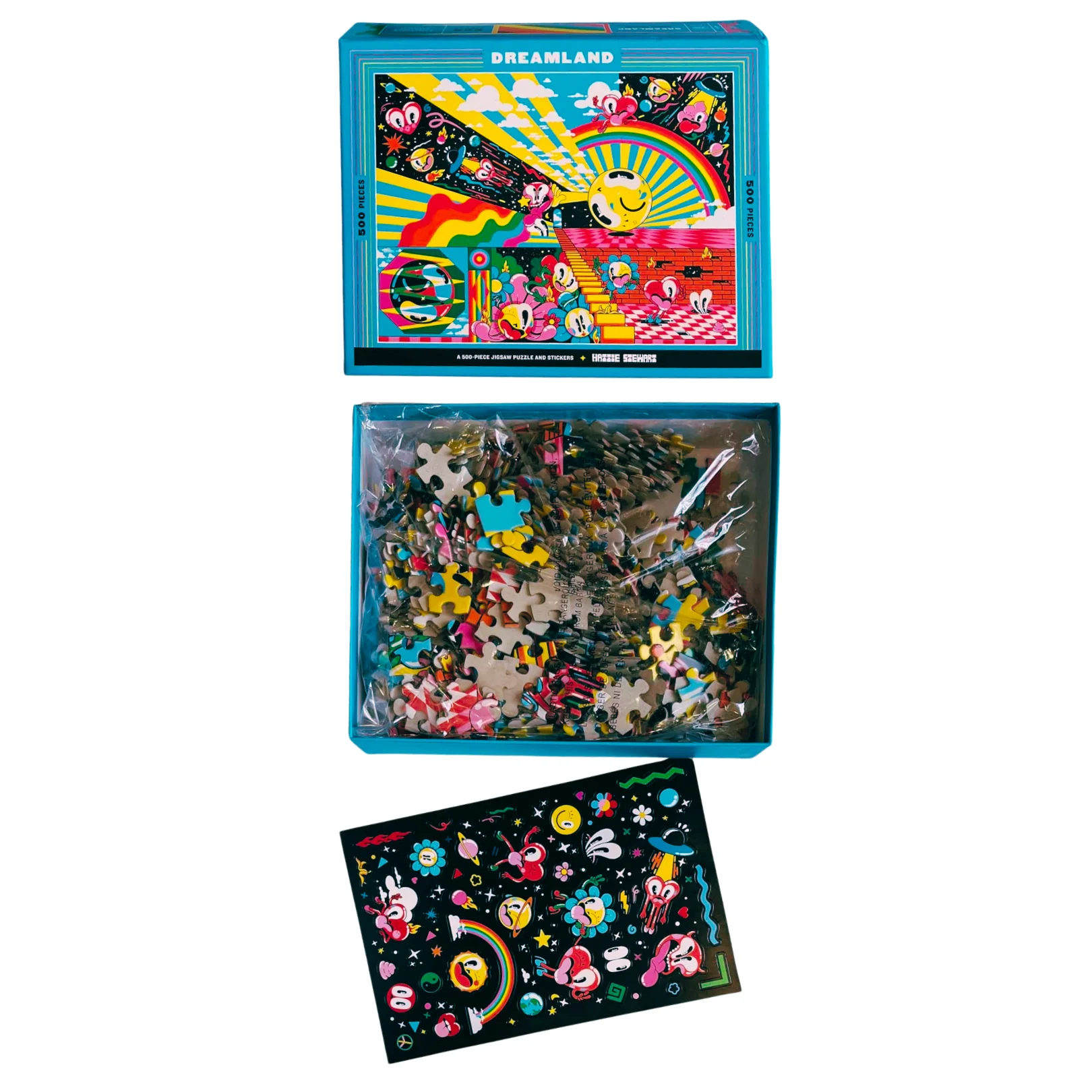 Dreamland: A 500-Piece Jigsaw Puzzle & Sticker Sheet | Pop Art Puzzle by Hattie Stewart - Image 11