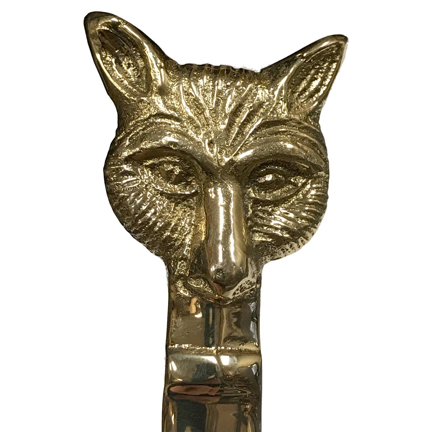 Solid Brass Fox Head Letter Opener Men's Gift | 6-1/4" Vintage Knife Mail Envelope Opener Staple Remover - Image 2