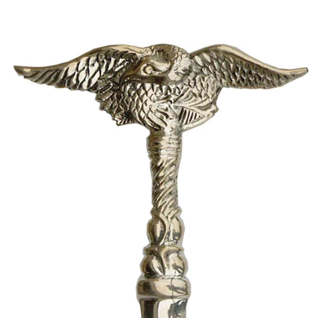 Solid Brass Spreadwing Eagle Letter Opener Men's Gift | 7-3/4" Knife Mail Envelope Opener Staple Remover - Image 2
