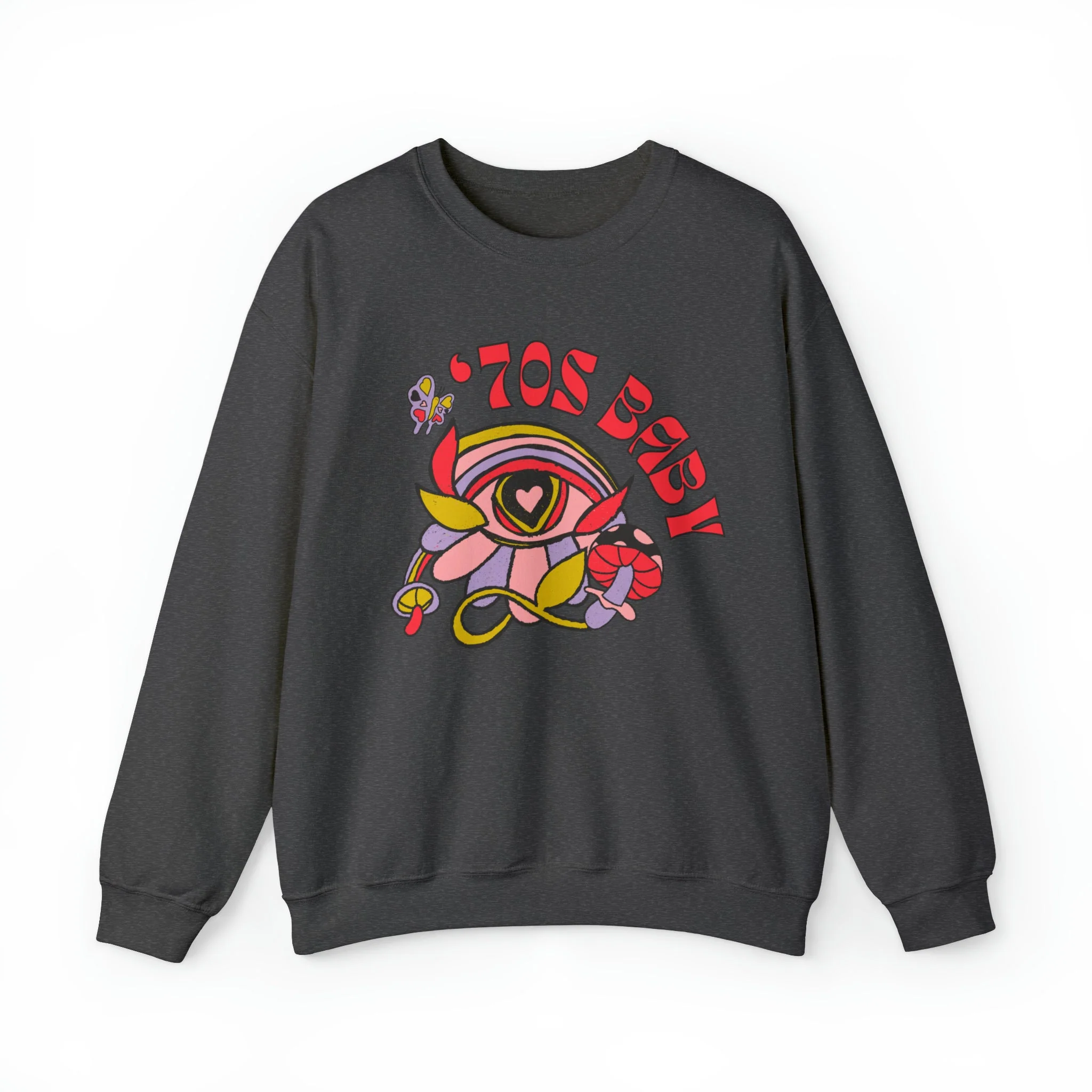 70's Baby Retro Unisex Heavy Blend™ Crewneck Sweatshirt - Image 11