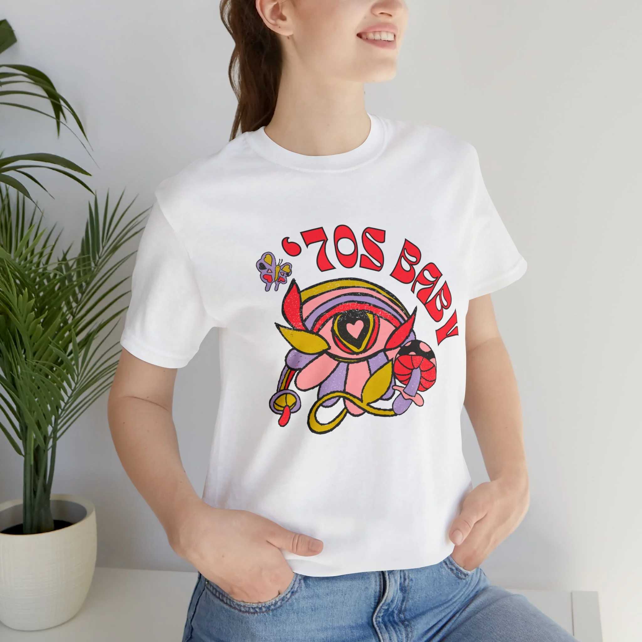 70's Baby Retro Jersey Short Sleeve Tee [Multiple Color Options] - Image 10