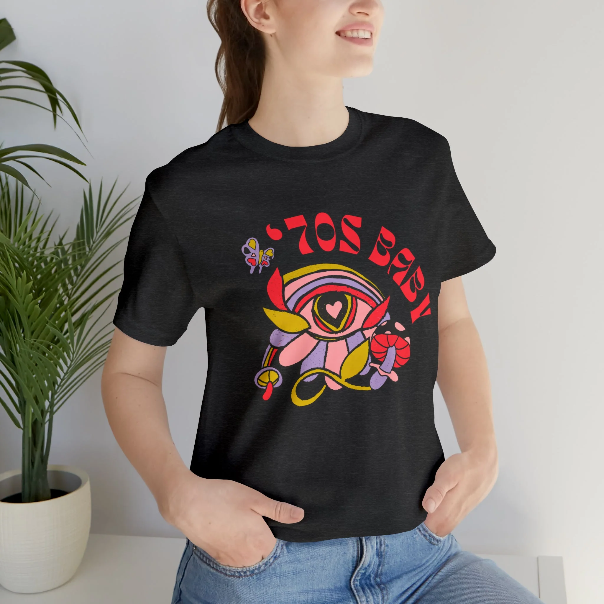 70's Baby Retro Jersey Short Sleeve Tee [Multiple Color Options] - Image 7