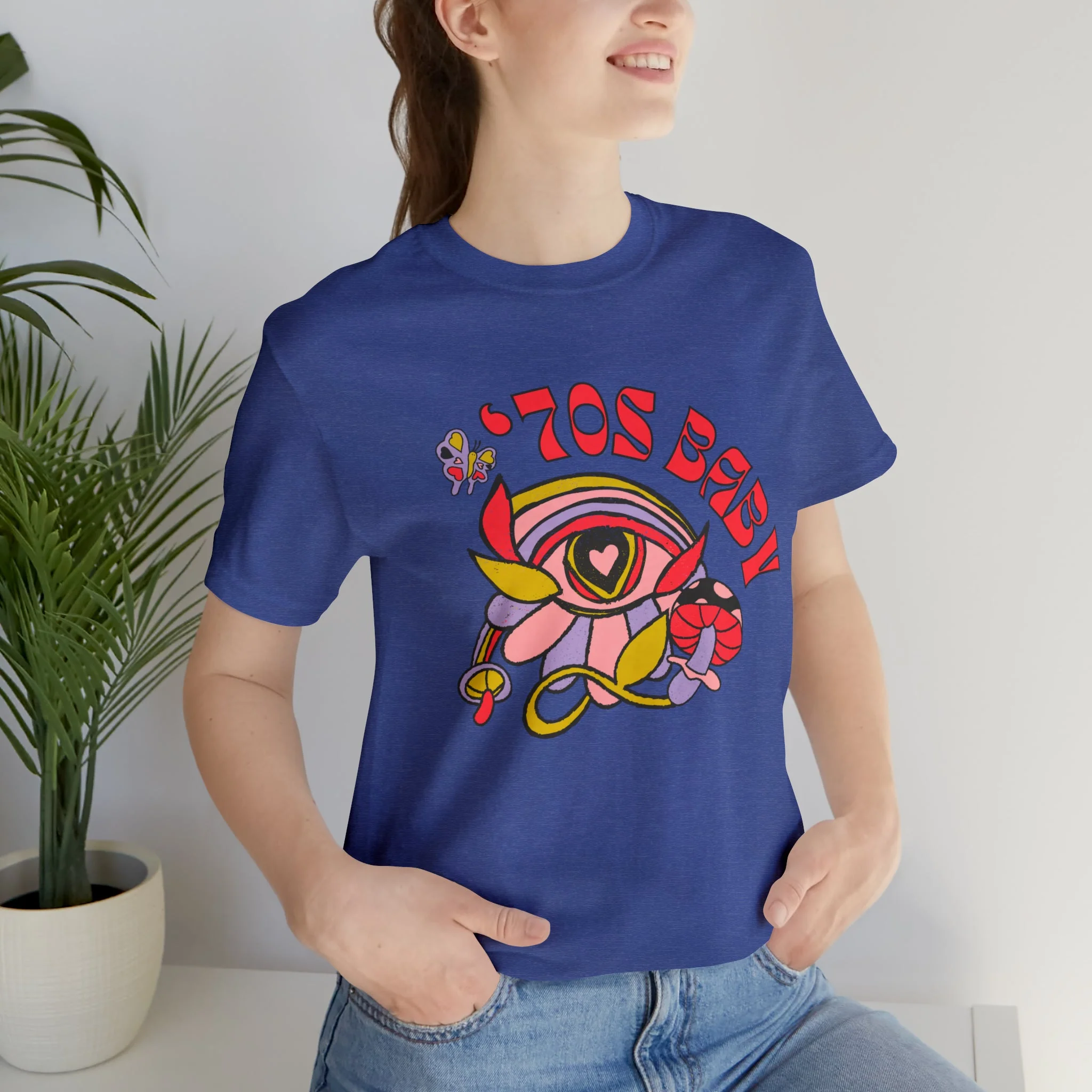 70's Baby Retro Jersey Short Sleeve Tee [Multiple Color Options] - Image 8