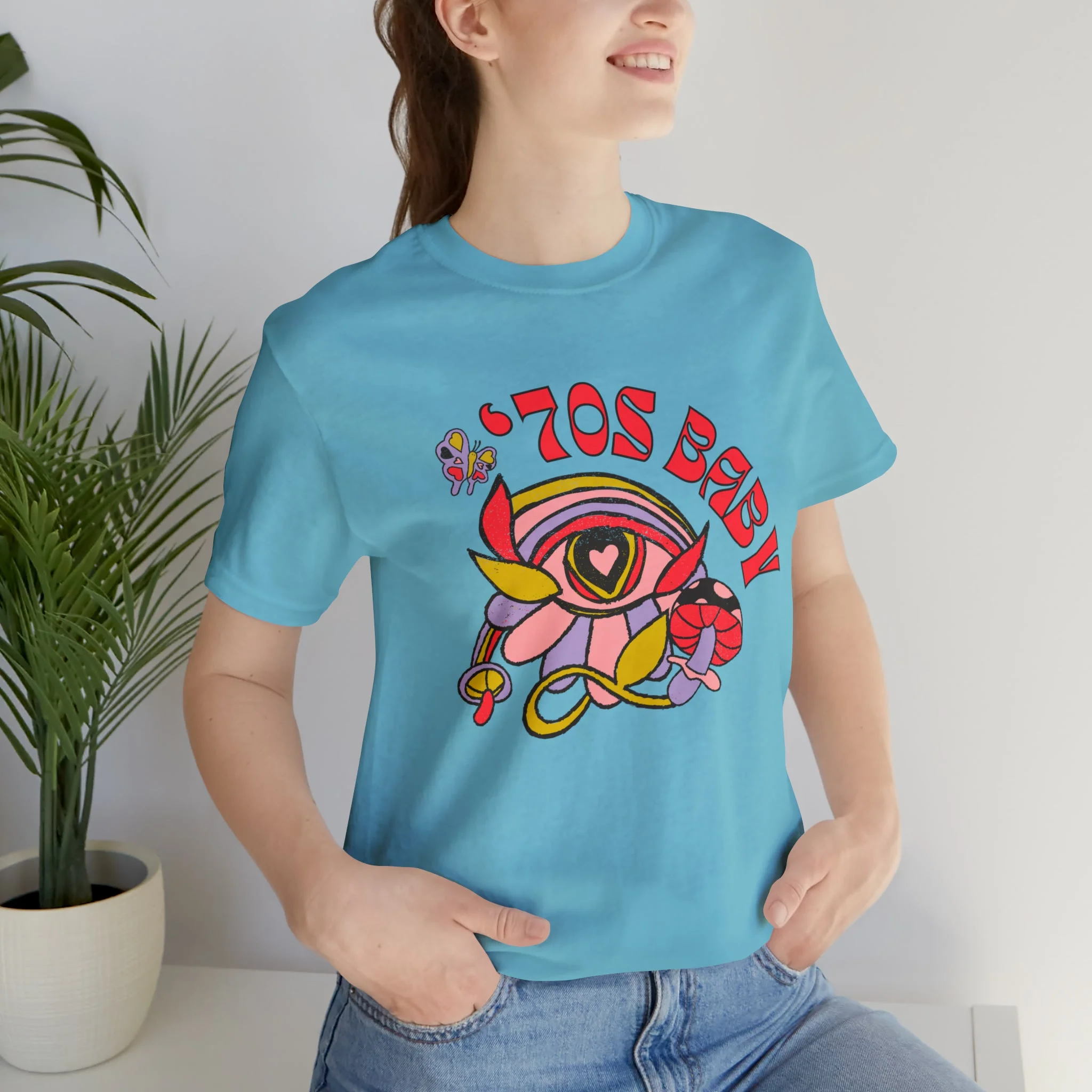 70's Baby Retro Jersey Short Sleeve Tee [Multiple Color Options] - Image 9