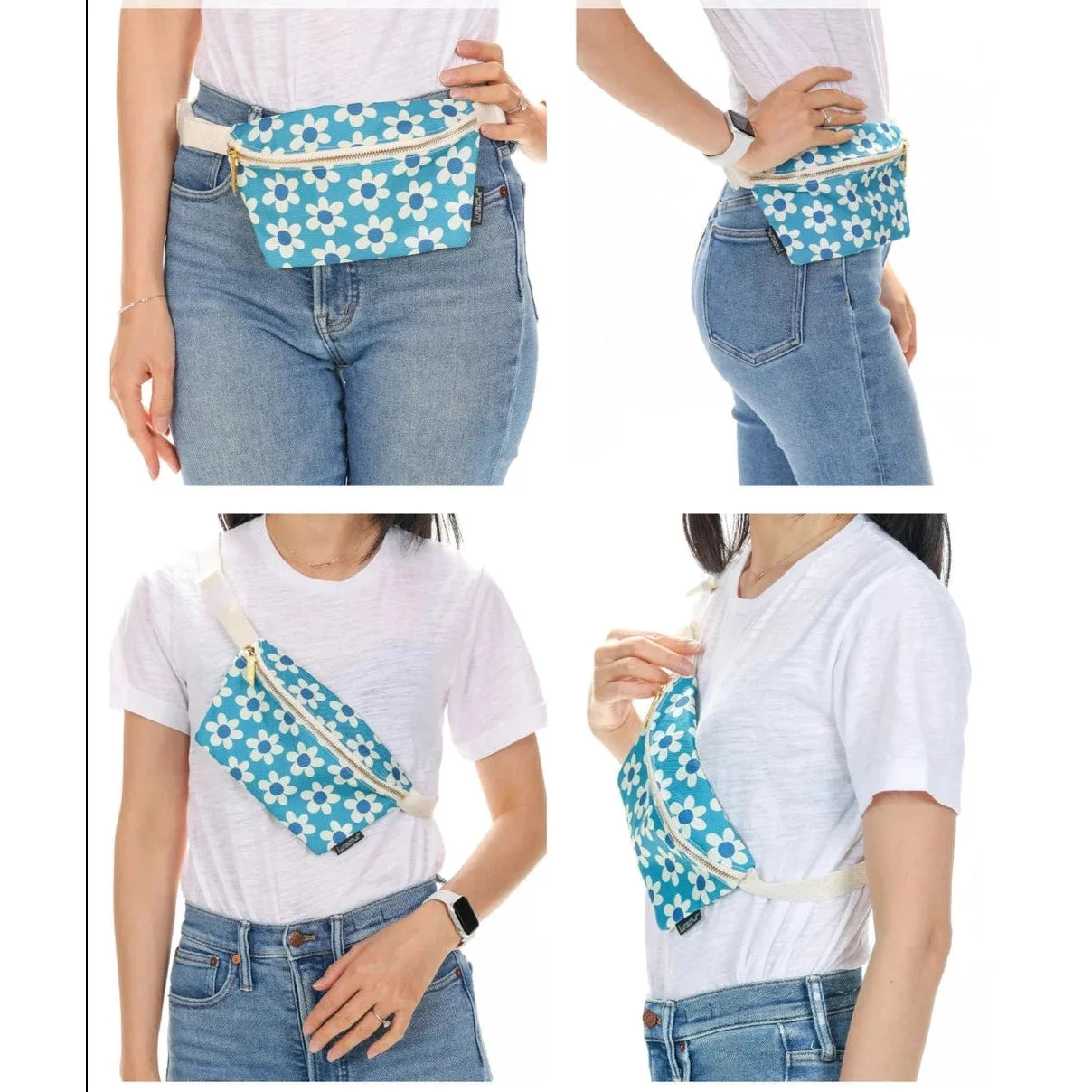 Daisy '70s Small Ultra Slim Fanny Pack | Recycled Material - Image 2