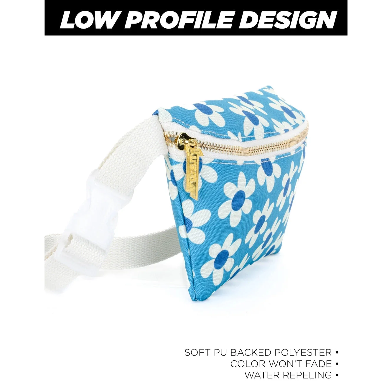 Daisy '70s Small Ultra Slim Fanny Pack | Recycled Material - Image 6
