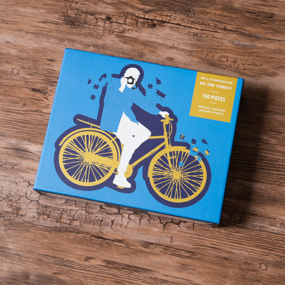 Bill Cunningham: On the Street | 750-Piece Bicycle-Shaped Jigsaw Puzzle - Image 4