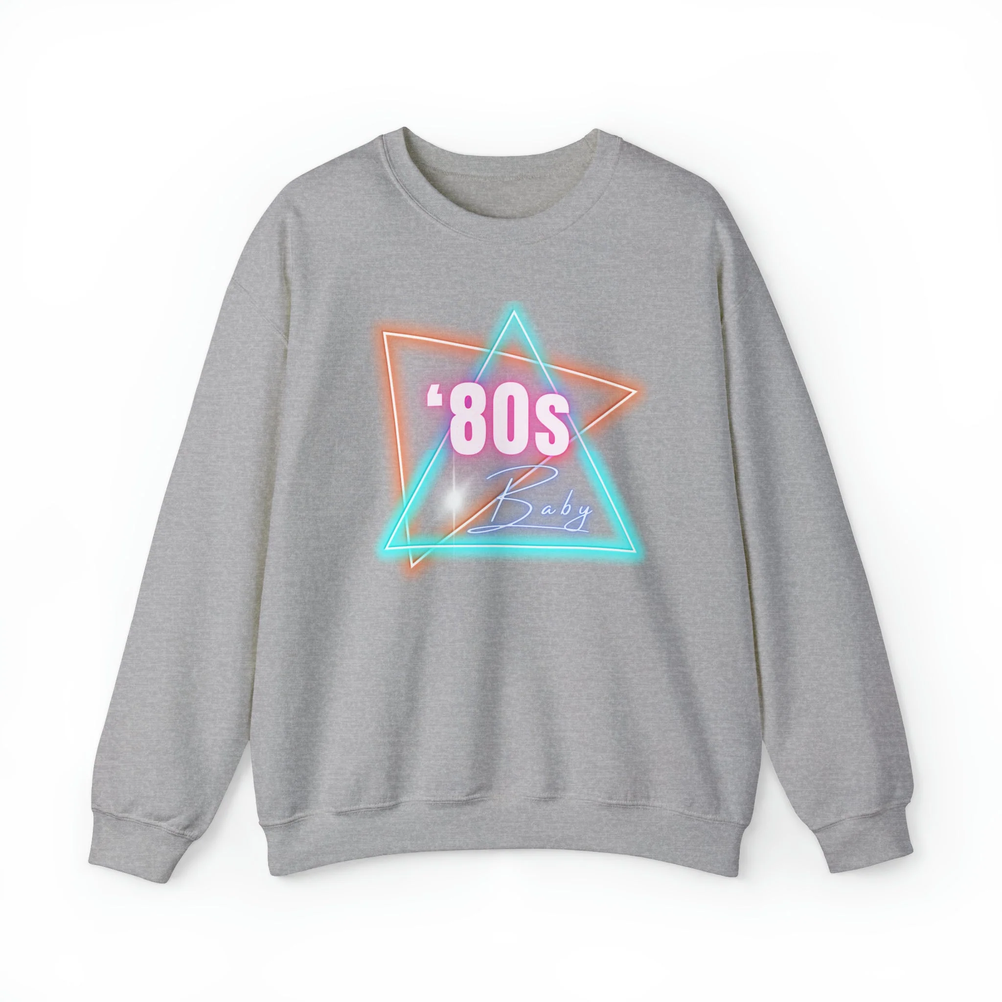 80's Baby Retro Unisex Heavy Blend™ Crewneck Sweatshirt - Image 4