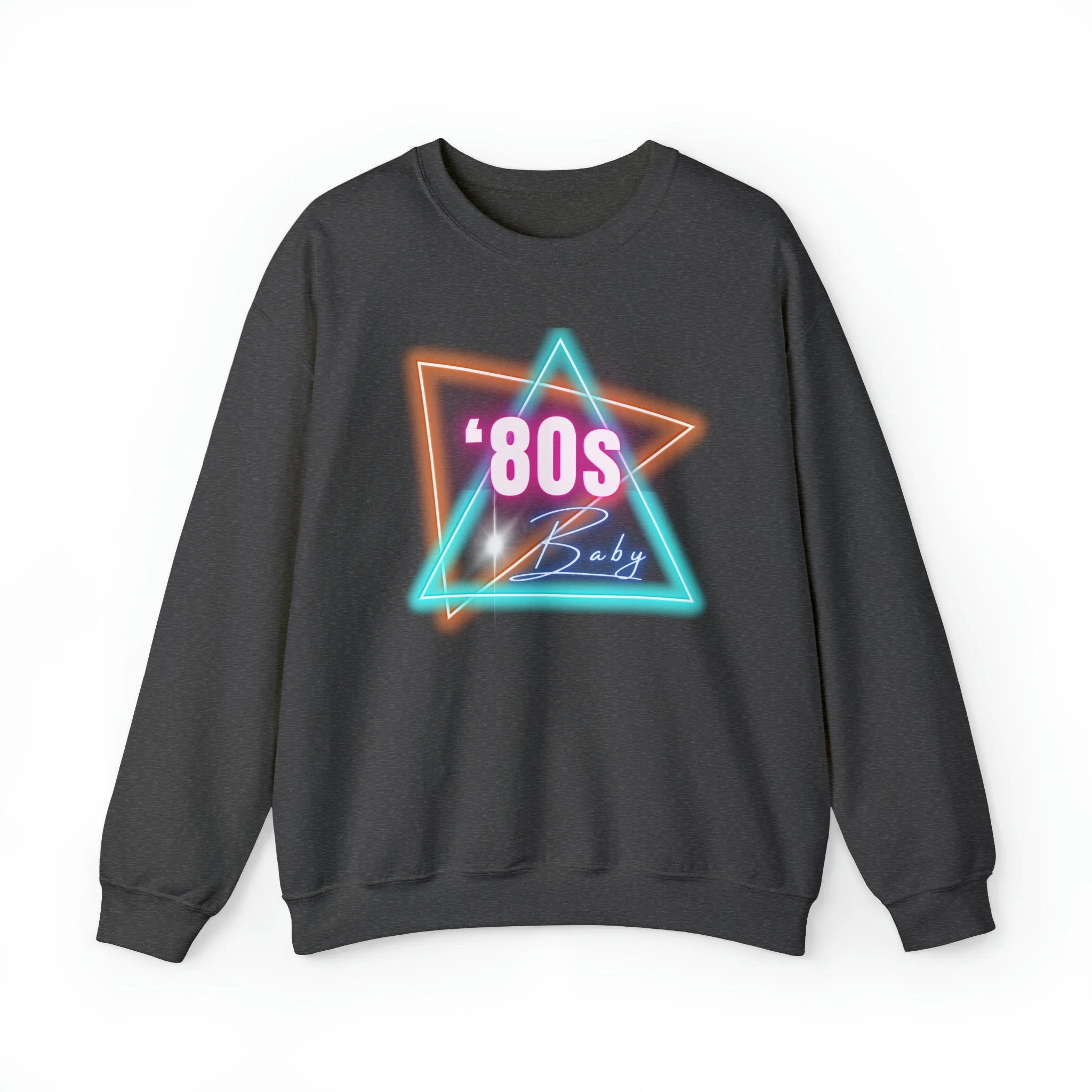 80's Baby Retro Unisex Heavy Blend™ Crewneck Sweatshirt - Image 5