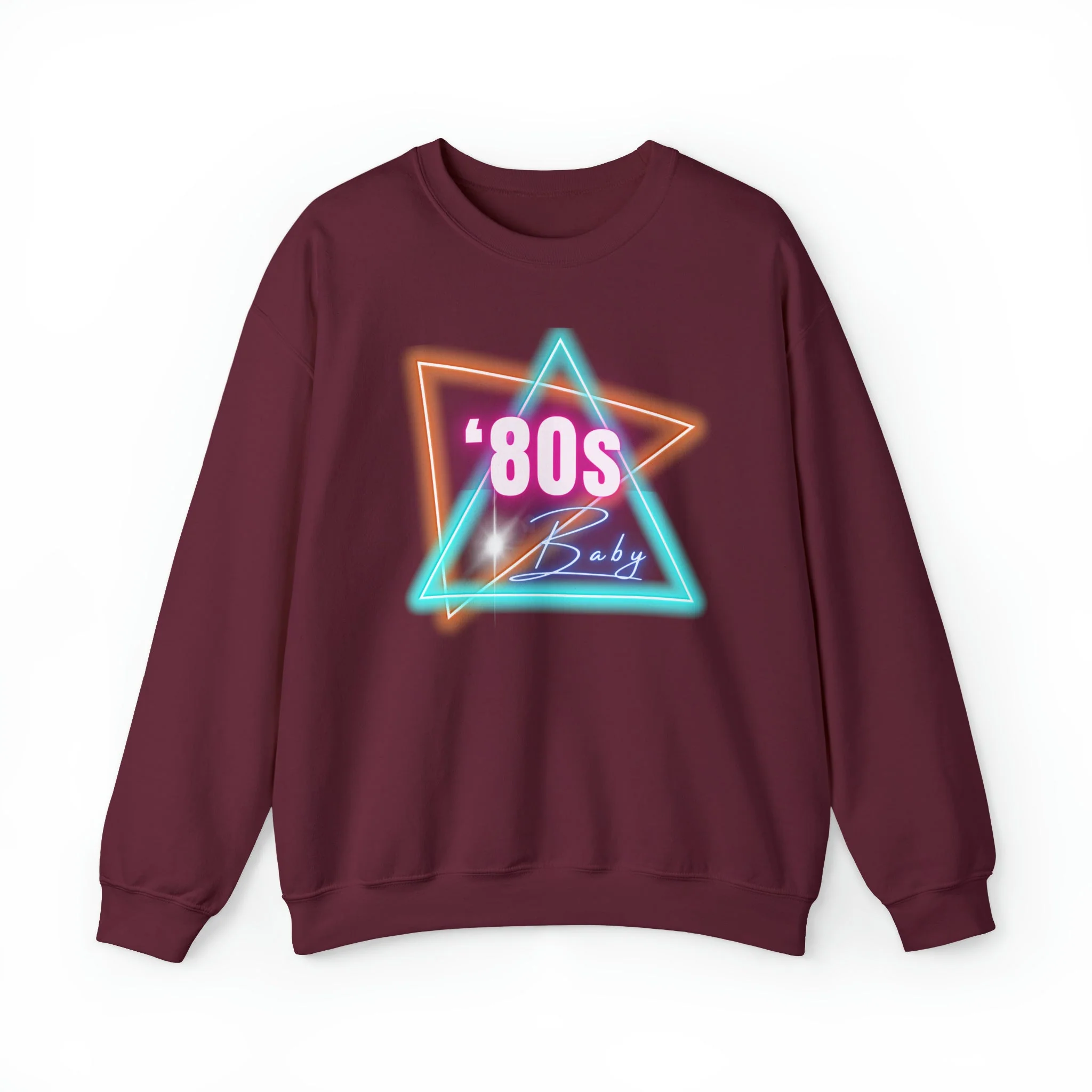 80's Baby Retro Unisex Heavy Blend™ Crewneck Sweatshirt - Image 7