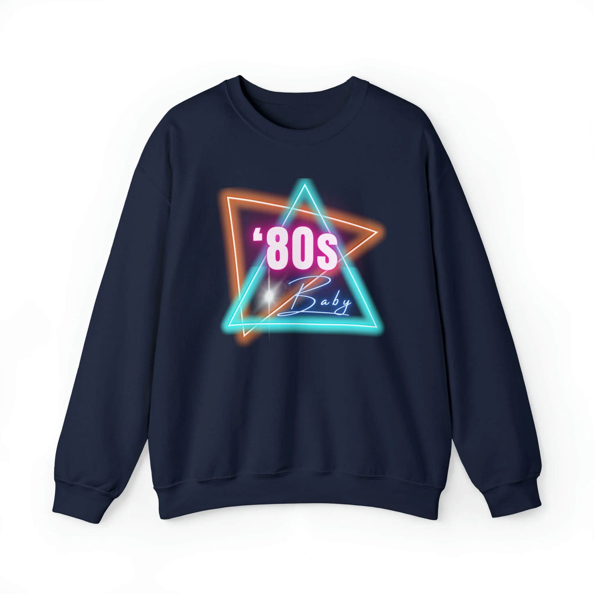 80's Baby Retro Unisex Heavy Blend™ Crewneck Sweatshirt - Image 8