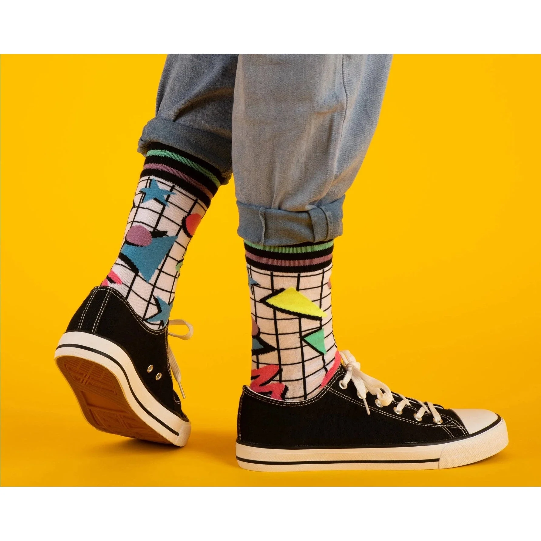 Totally 80s Tubular Crew Socks - Image 3