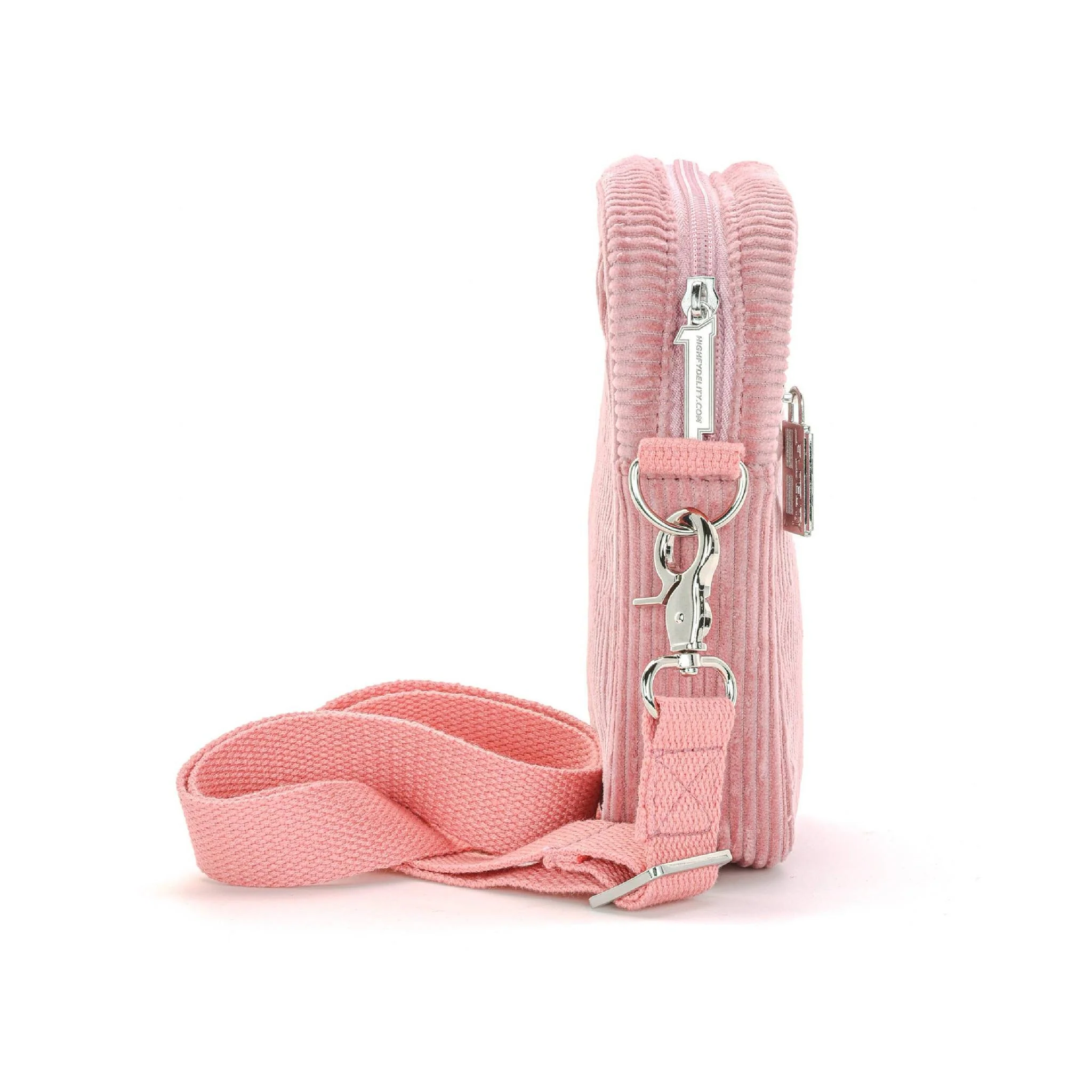 Brick Bag in Corduroy Pink | Mini Crossbody - Image 7
