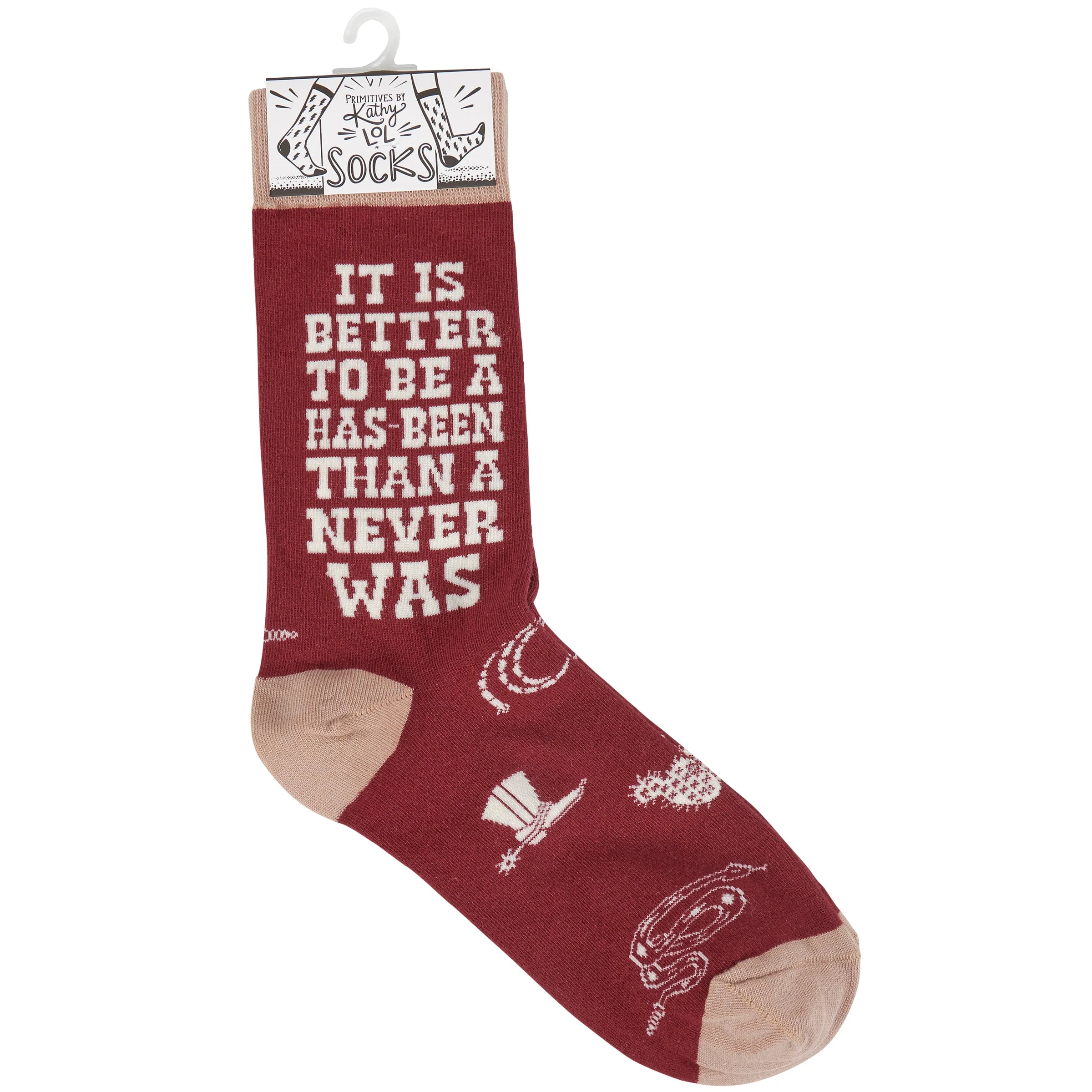 It Is Better To Be A Has-Been Than A Never Was Socks | Western-Themed Socks - Image 5