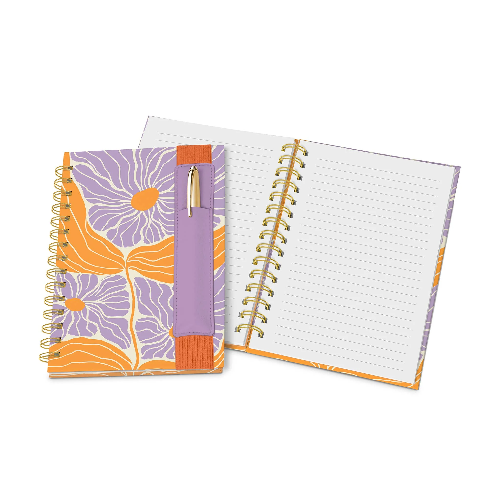 Abloom Oliver Notebook with Pen Pocket | Hardcover Journal | 160 Lined Pages - Image 5