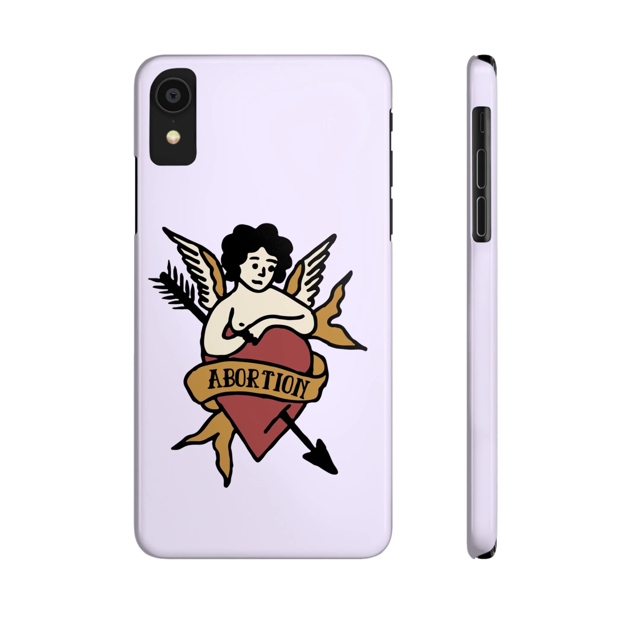 Abortion Vintage Tattoo Art Slim Phone Case - Many iPhone Models Available - Image 10
