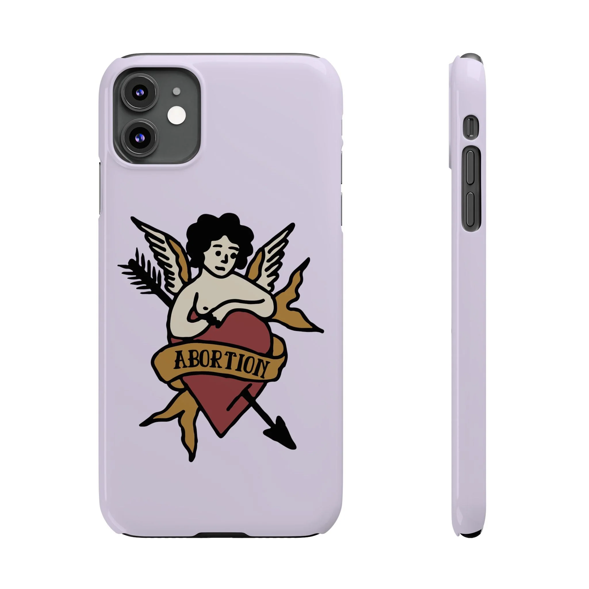 Abortion Vintage Tattoo Art Slim Phone Case - Many iPhone Models Available - Image 11