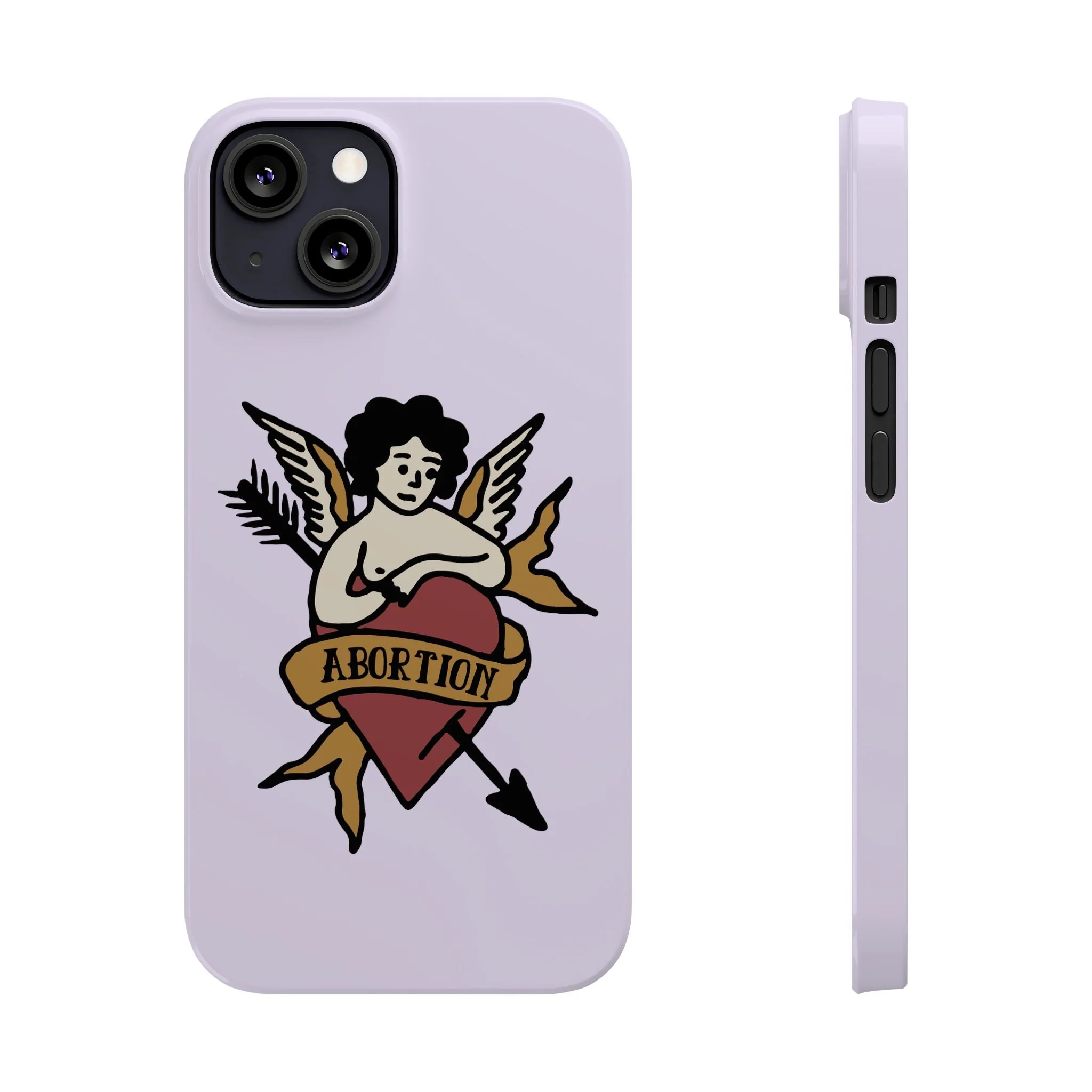 Abortion Vintage Tattoo Art Slim Phone Case - Many iPhone Models Available - Image 14