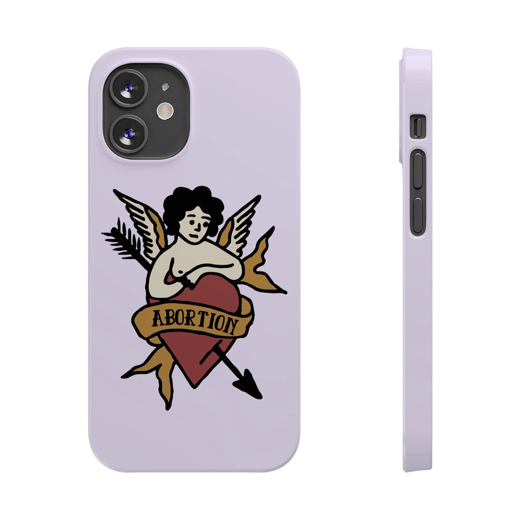 Abortion Vintage Tattoo Art Slim Phone Case - Many iPhone Models Available - Image 19