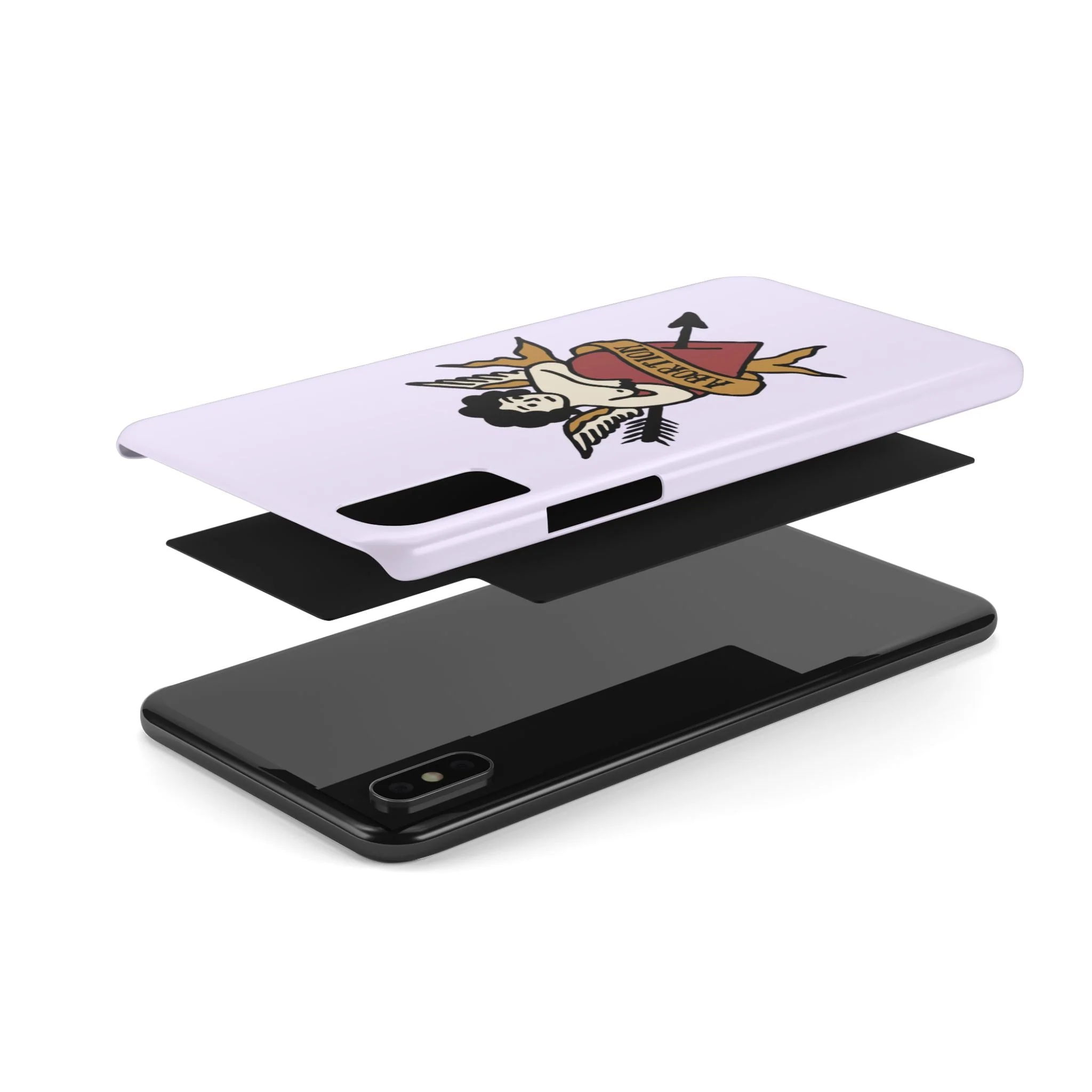 Abortion Vintage Tattoo Art Slim Phone Case - Many iPhone Models Available - Image 2