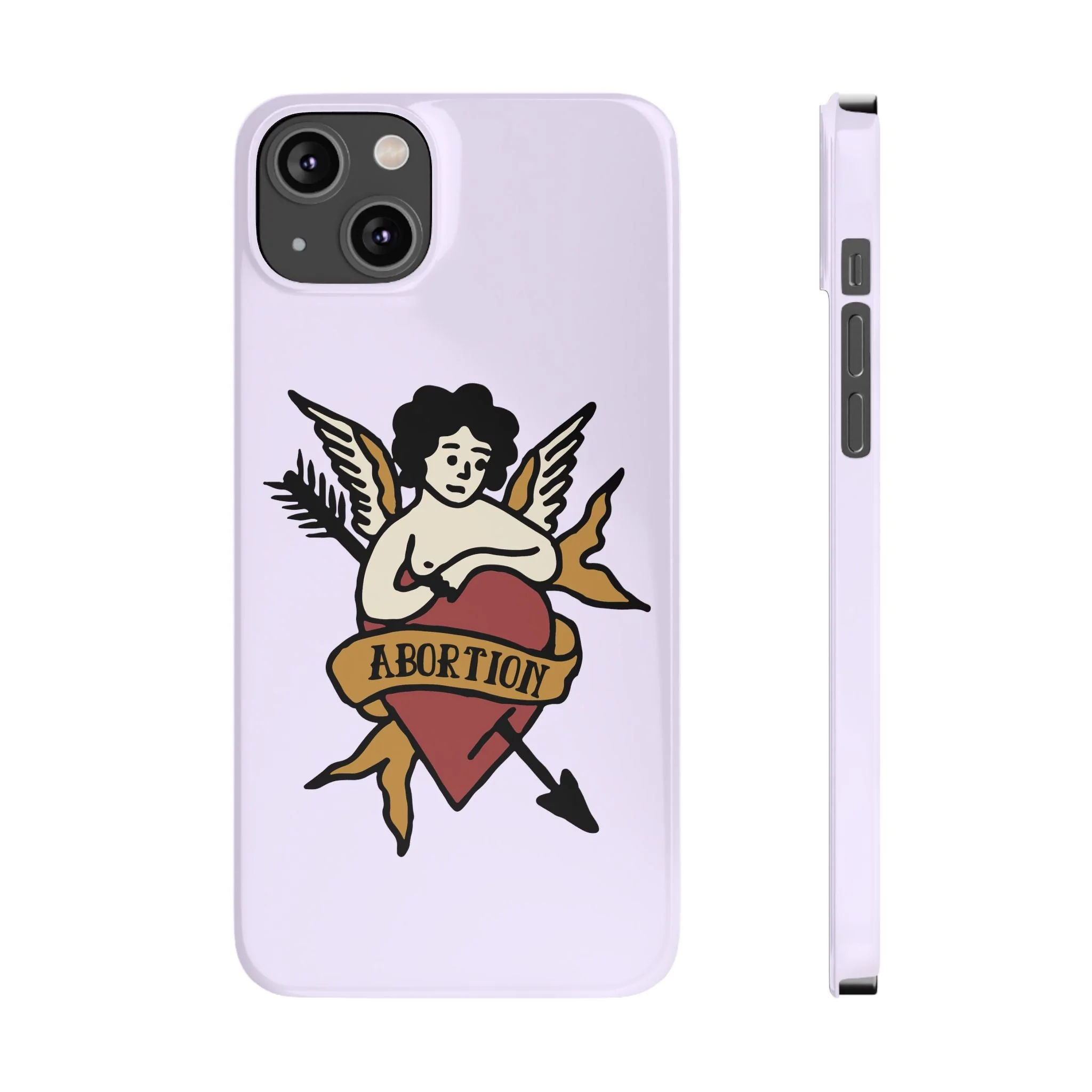 Abortion Vintage Tattoo Art Slim Phone Case - Many iPhone Models Available - Image 24