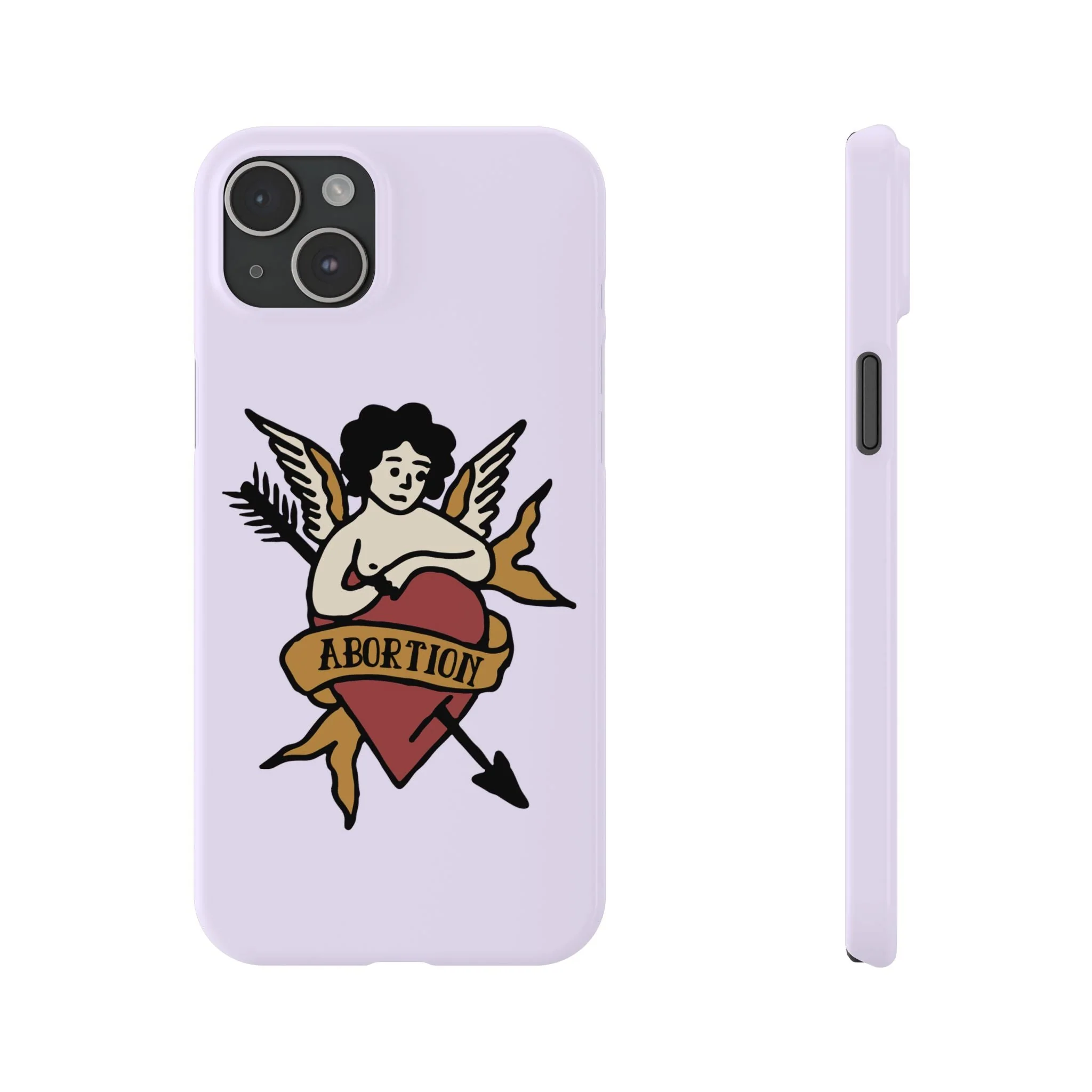 Abortion Vintage Tattoo Art Slim Phone Case - Many iPhone Models Available - Image 25