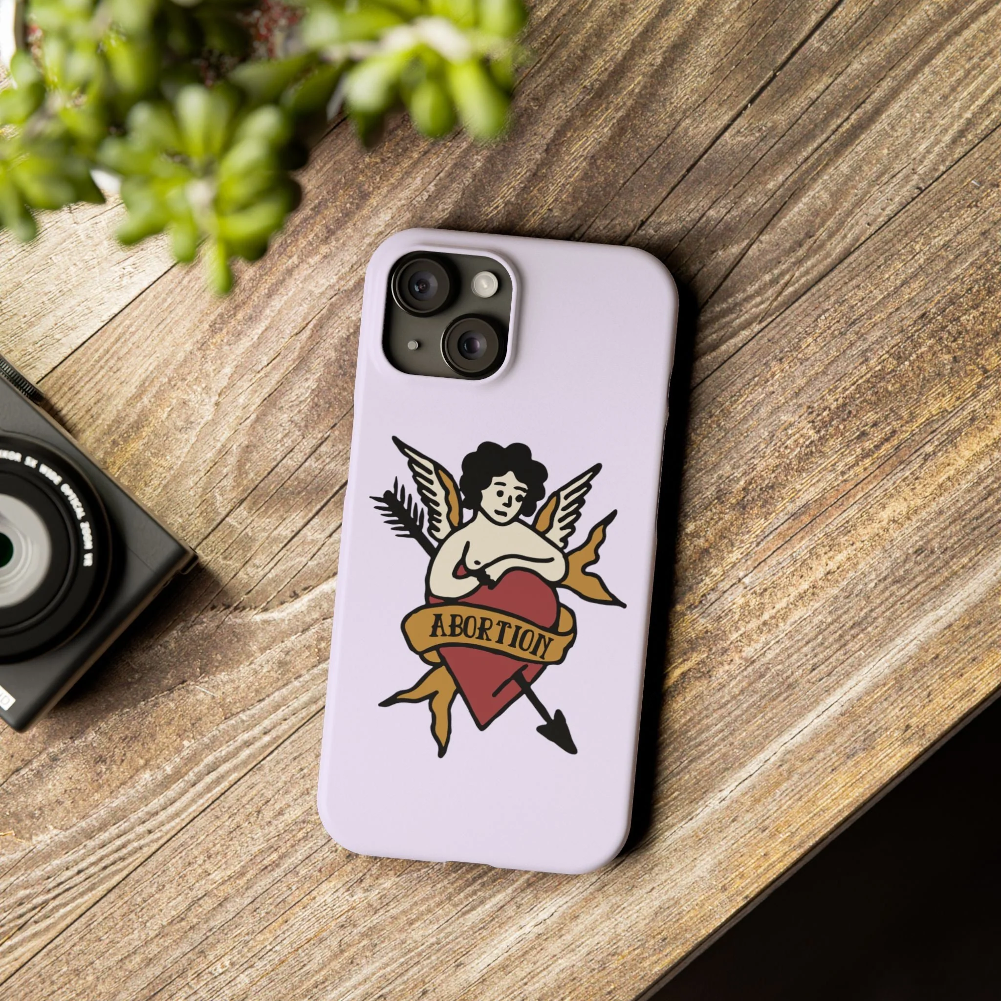 Abortion Vintage Tattoo Art Slim Phone Case - Many iPhone Models Available - Image 33