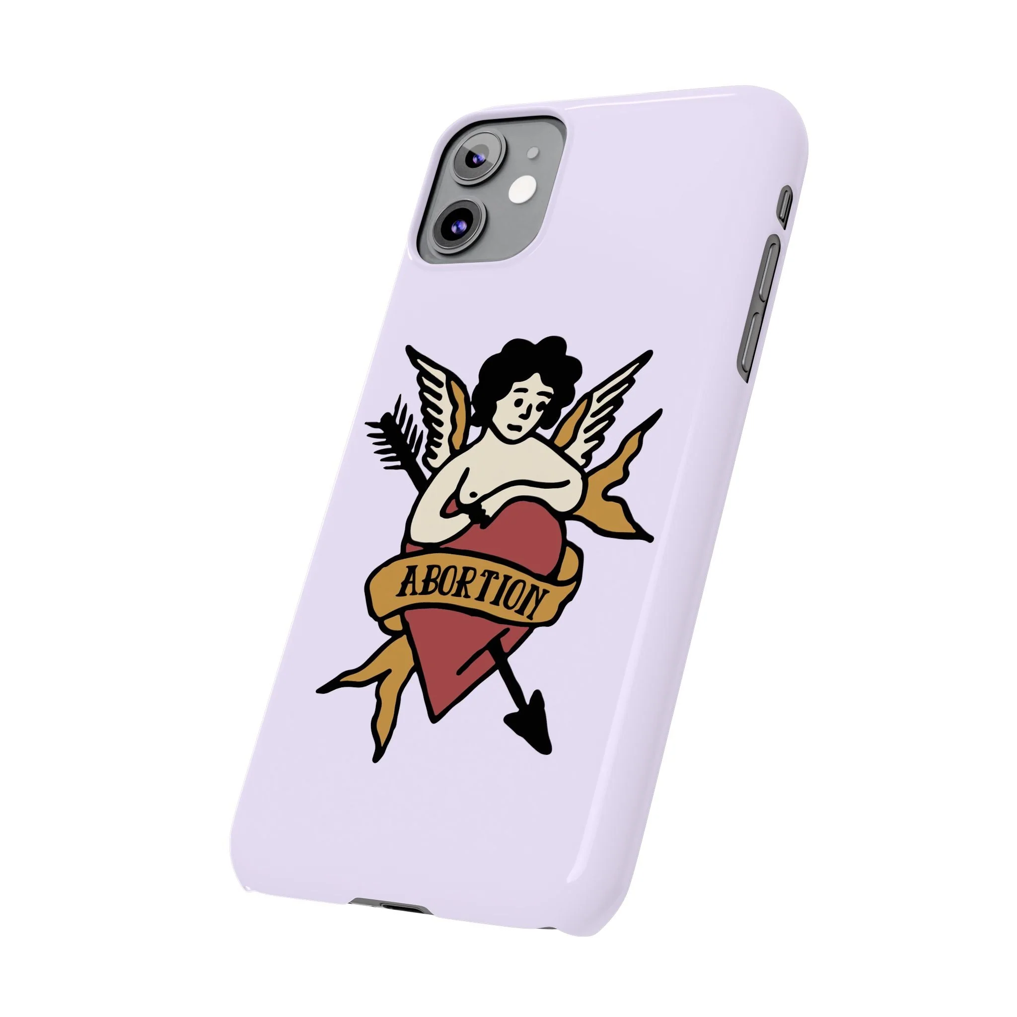 Abortion Vintage Tattoo Art Slim Phone Case - Many iPhone Models Available - Image 35