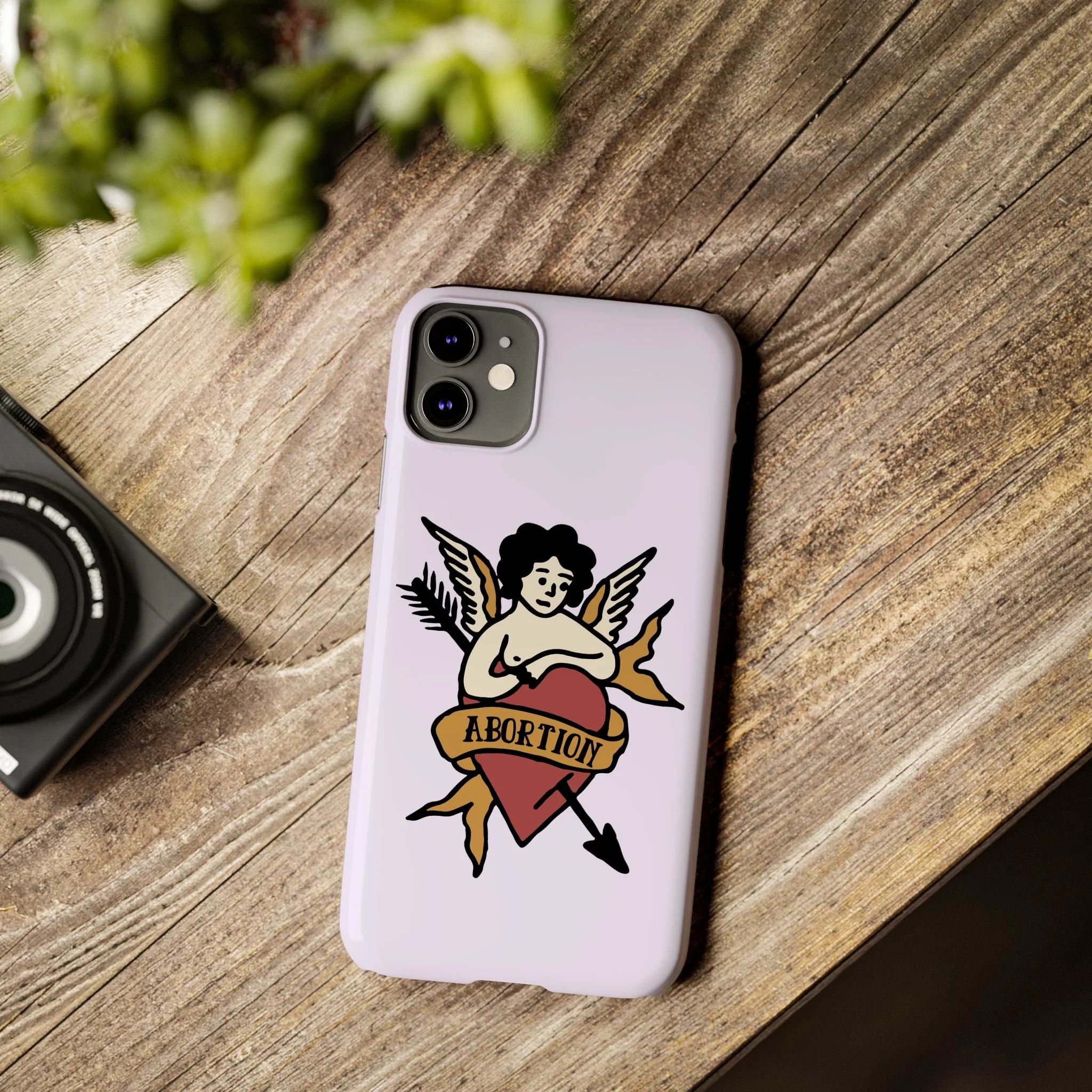 Abortion Vintage Tattoo Art Slim Phone Case - Many iPhone Models Available - Image 36