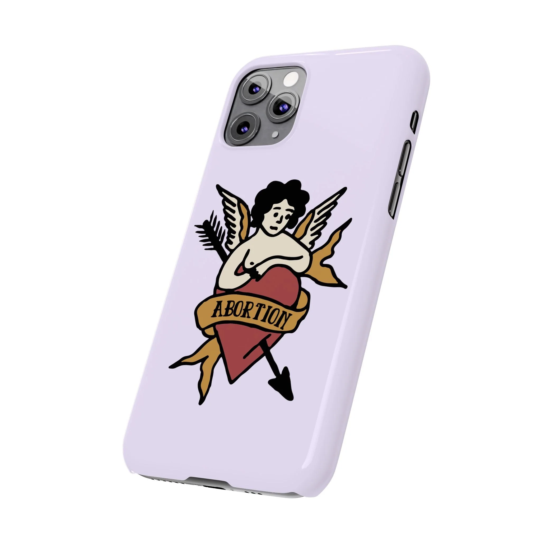 Abortion Vintage Tattoo Art Slim Phone Case - Many iPhone Models Available - Image 38