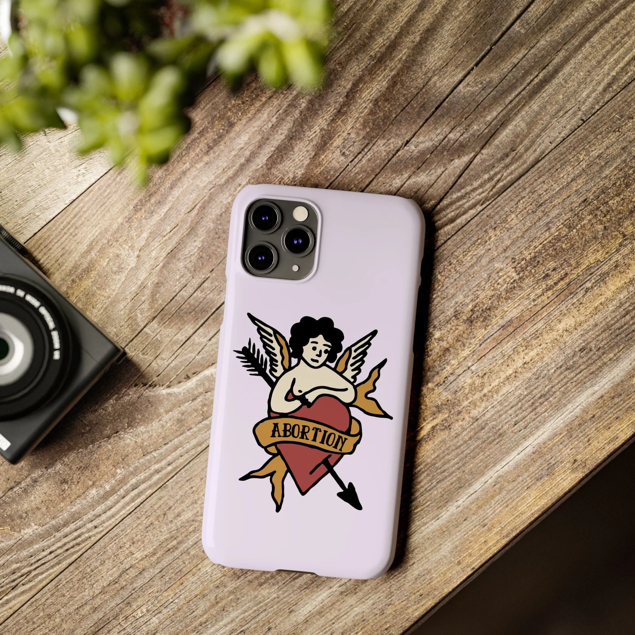 Abortion Vintage Tattoo Art Slim Phone Case - Many iPhone Models Available - Image 39