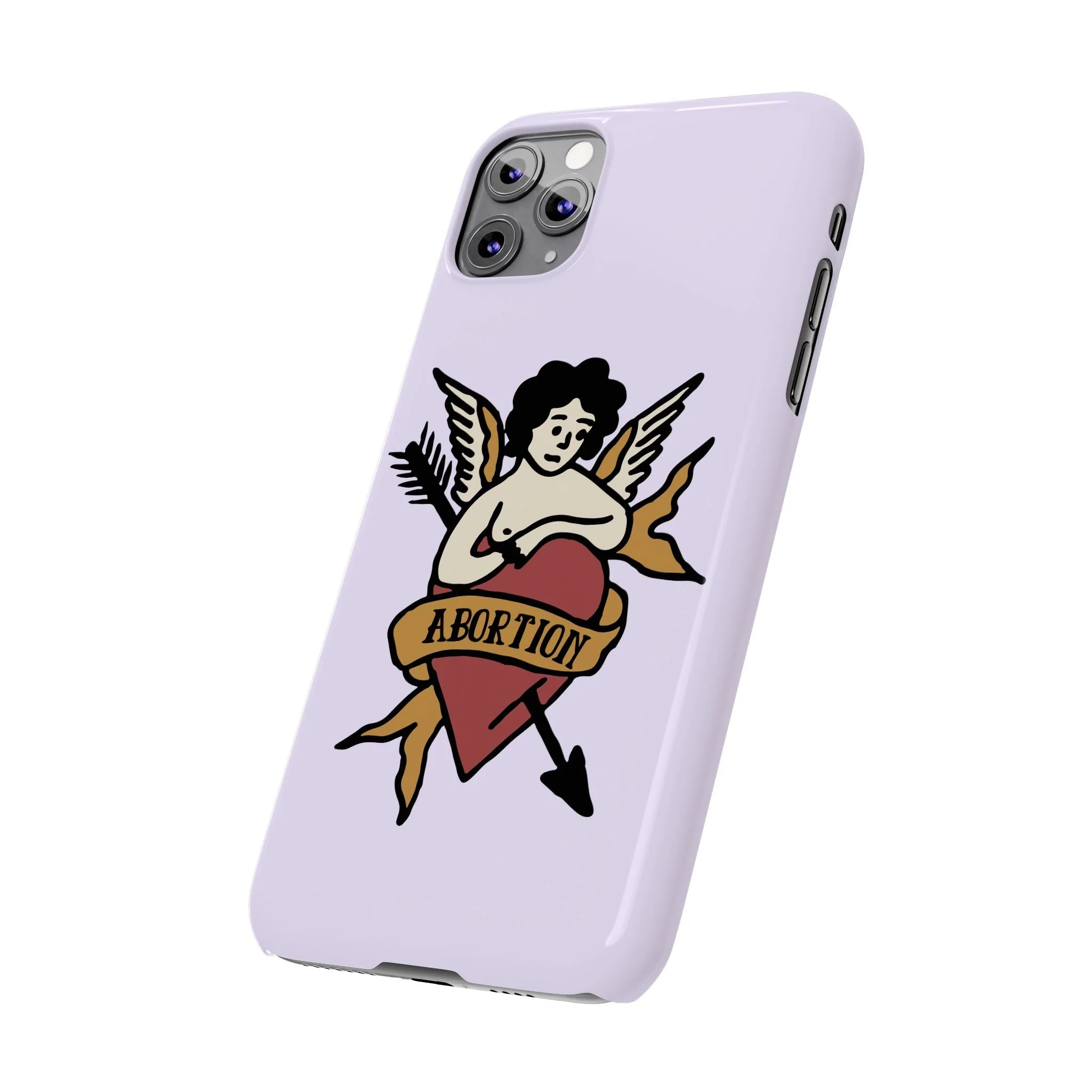 Abortion Vintage Tattoo Art Slim Phone Case - Many iPhone Models Available - Image 41
