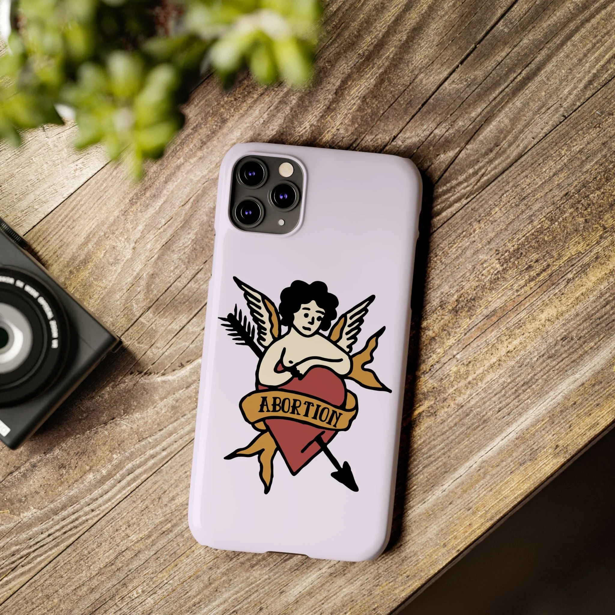 Abortion Vintage Tattoo Art Slim Phone Case - Many iPhone Models Available - Image 42