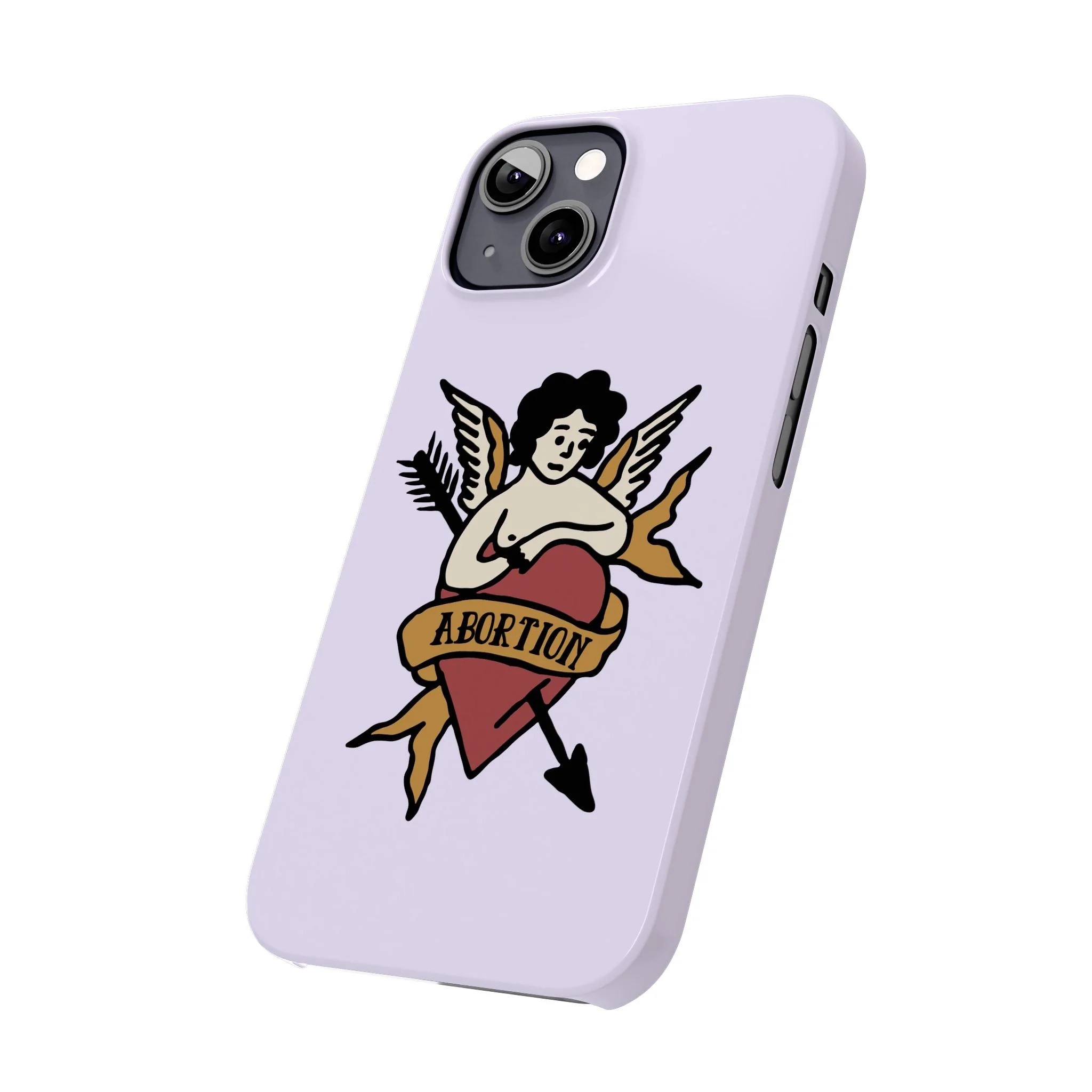 Abortion Vintage Tattoo Art Slim Phone Case - Many iPhone Models Available - Image 44