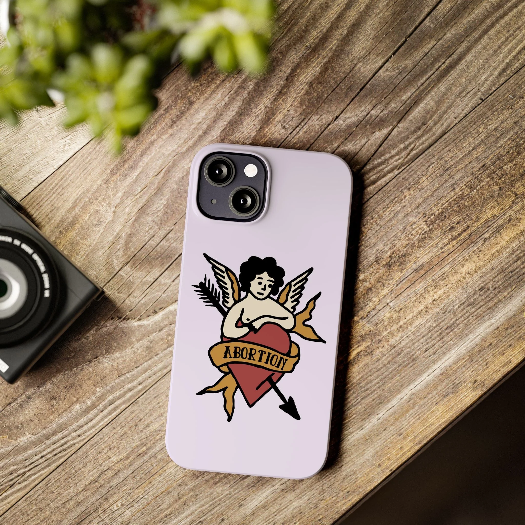 Abortion Vintage Tattoo Art Slim Phone Case - Many iPhone Models Available - Image 45