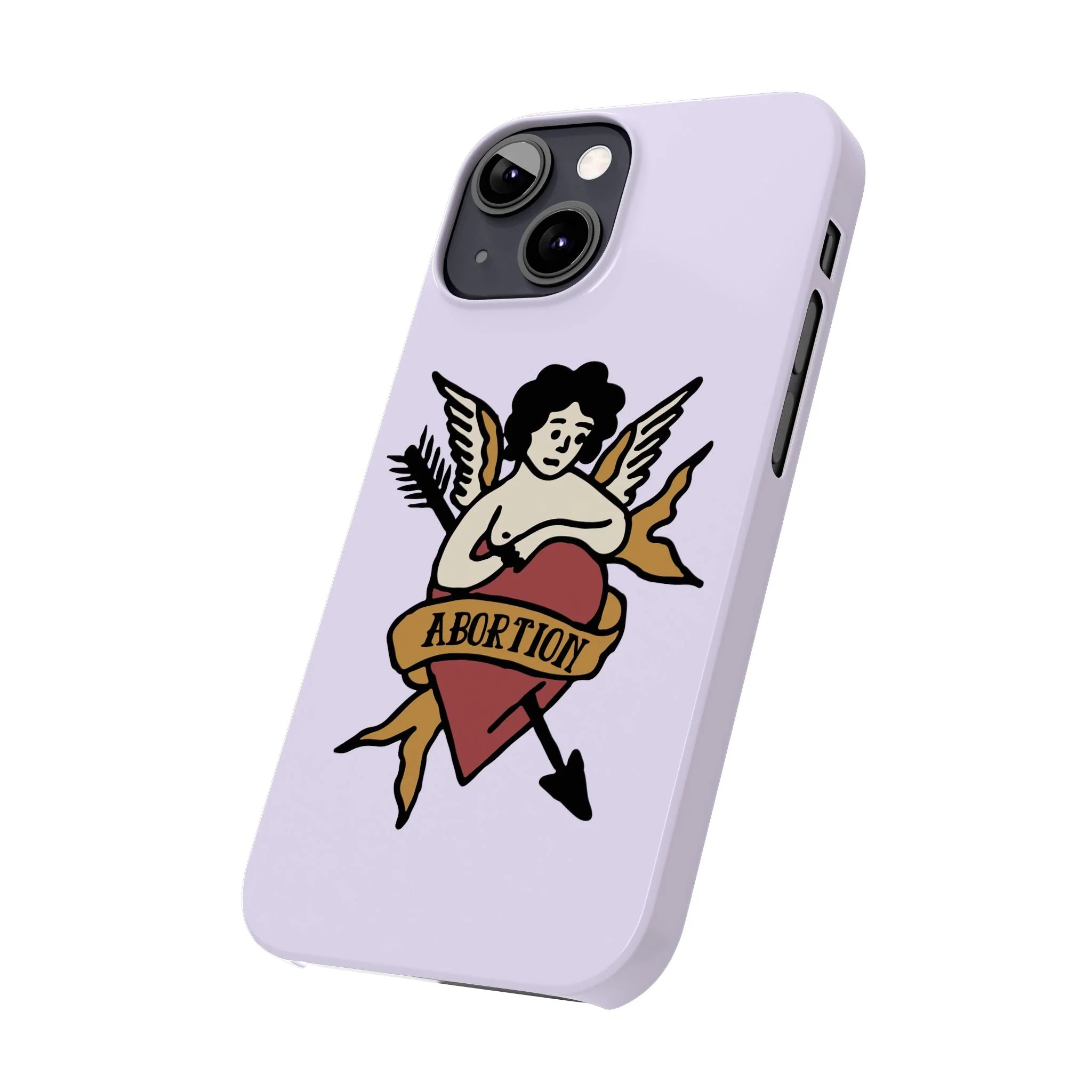 Abortion Vintage Tattoo Art Slim Phone Case - Many iPhone Models Available - Image 47