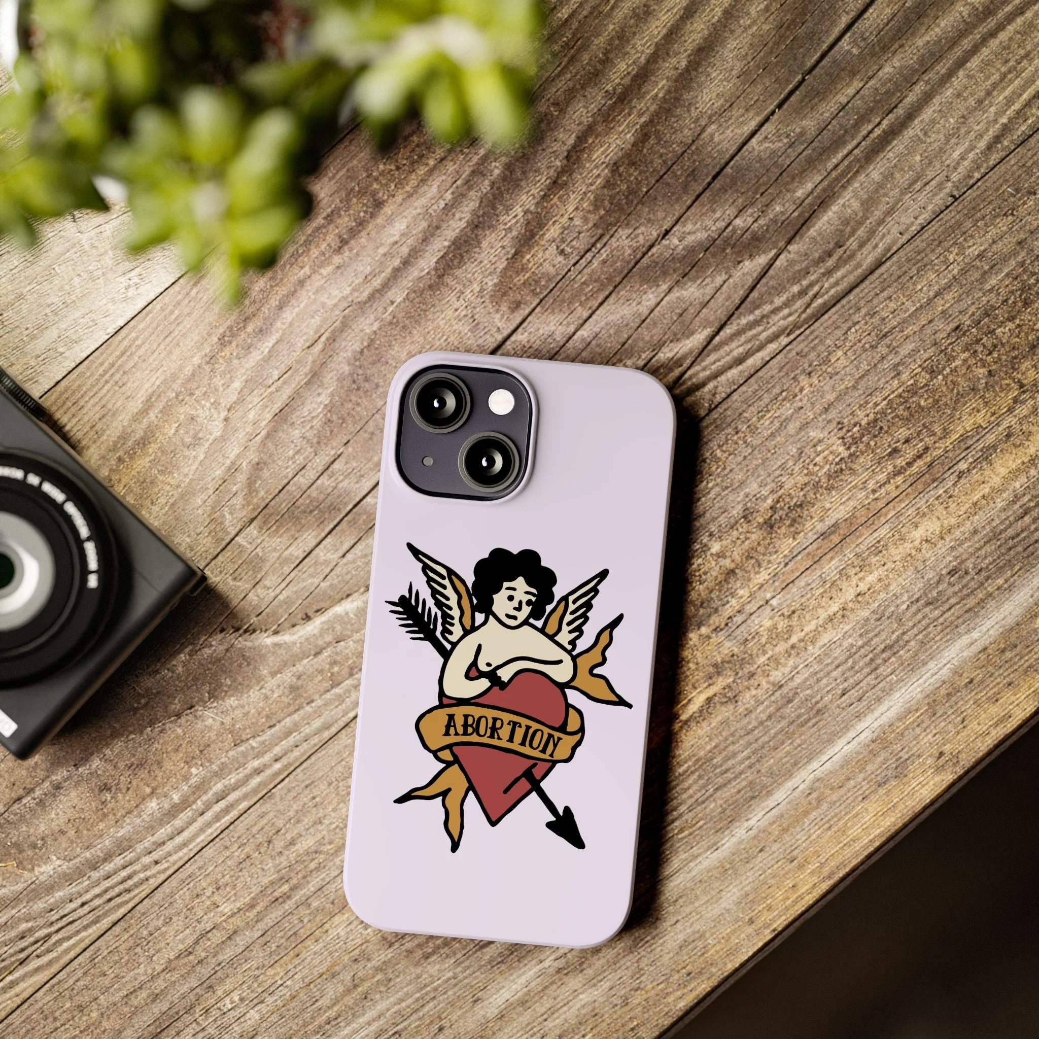 Abortion Vintage Tattoo Art Slim Phone Case - Many iPhone Models Available - Image 48