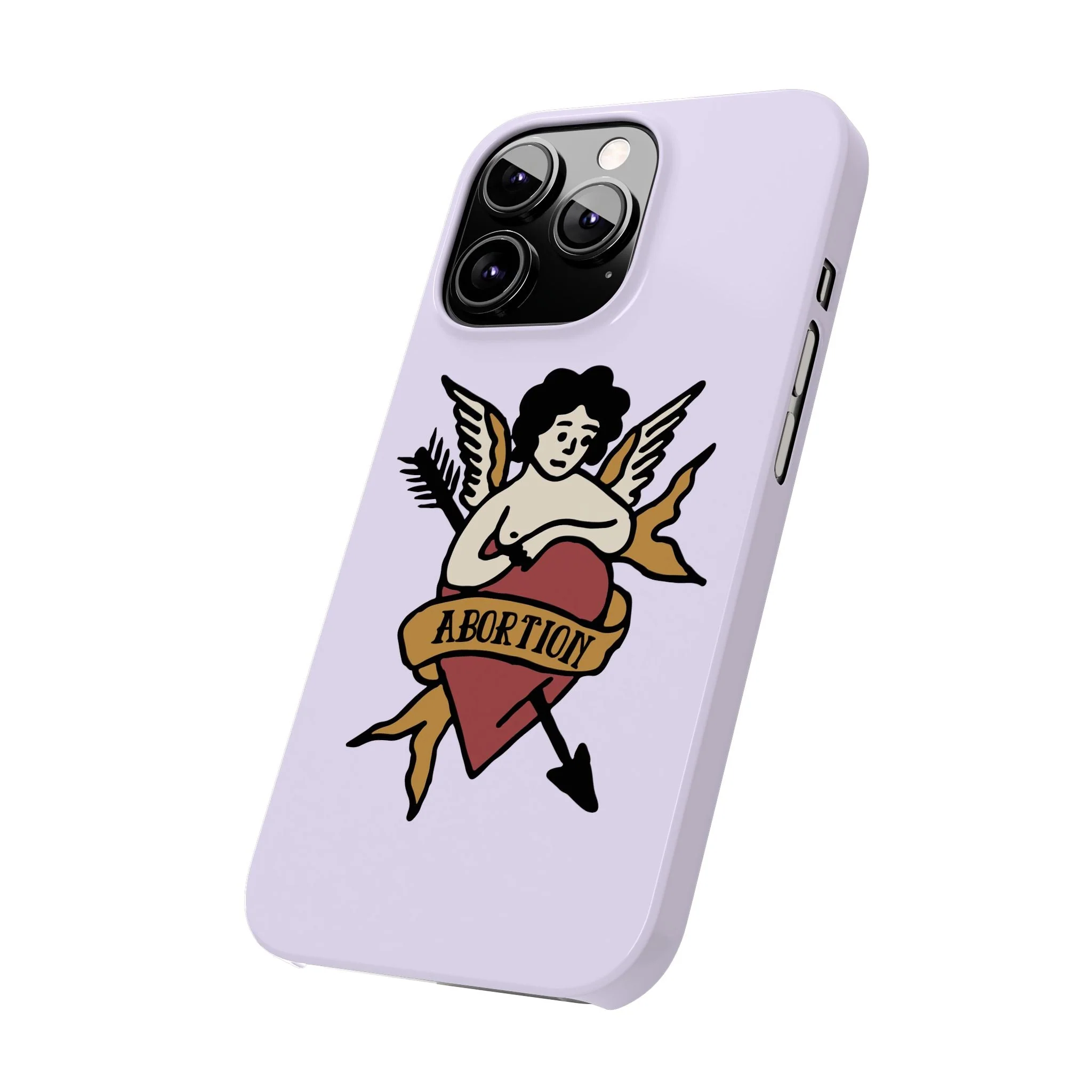 Abortion Vintage Tattoo Art Slim Phone Case - Many iPhone Models Available - Image 50