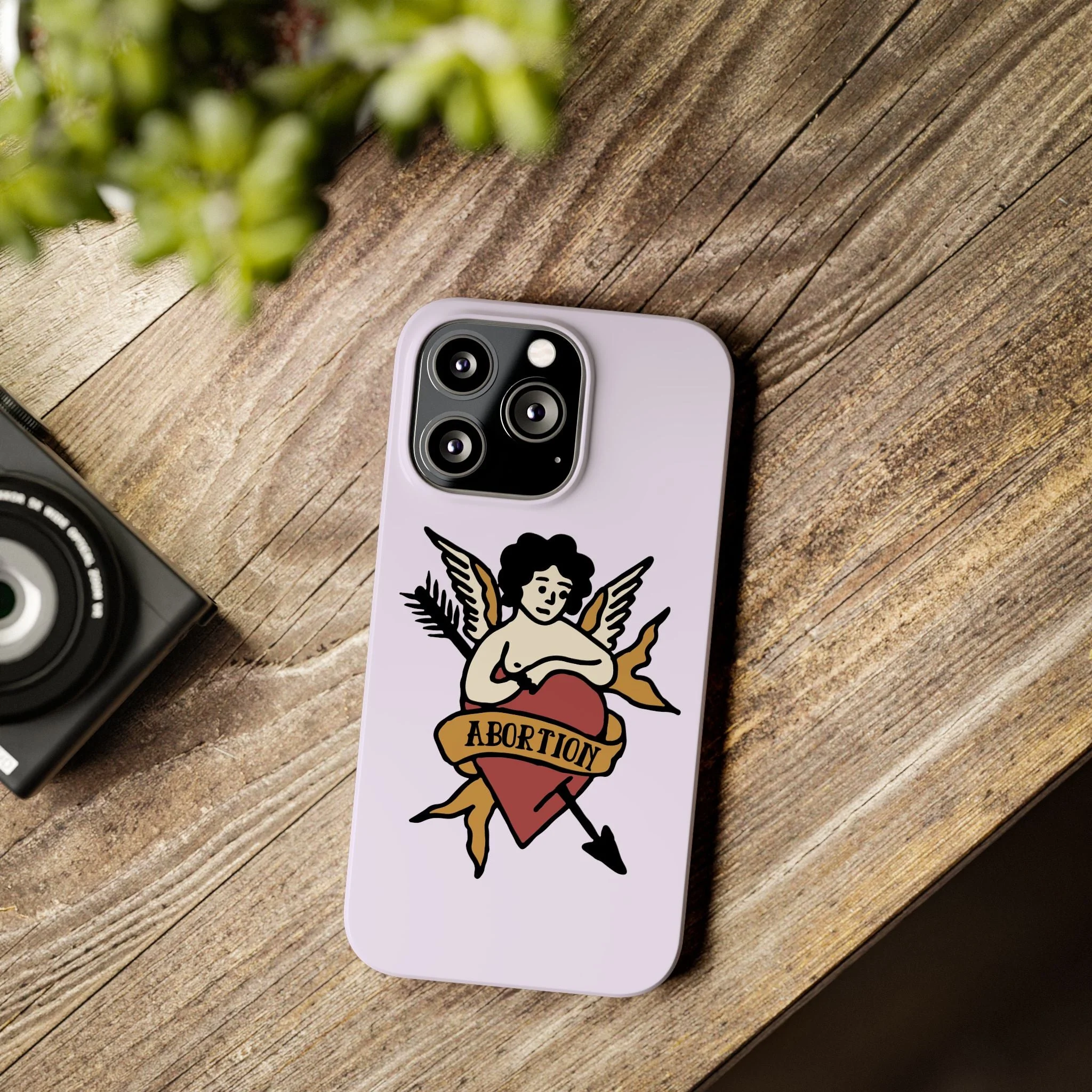Abortion Vintage Tattoo Art Slim Phone Case - Many iPhone Models Available - Image 51