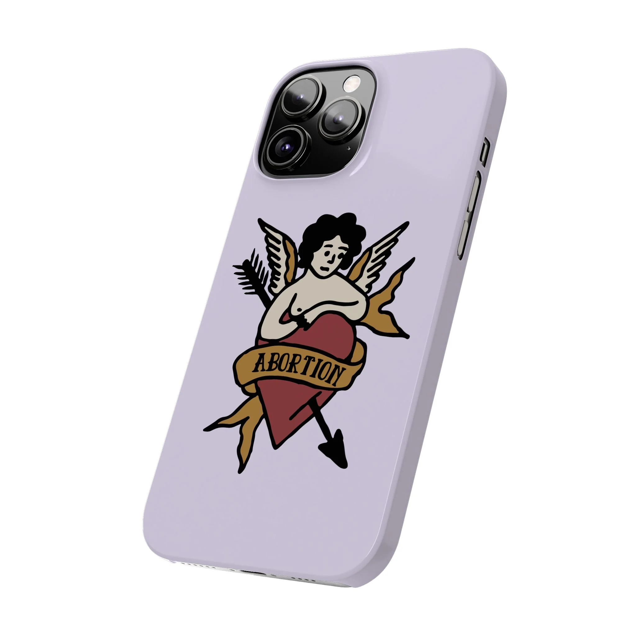 Abortion Vintage Tattoo Art Slim Phone Case - Many iPhone Models Available - Image 53