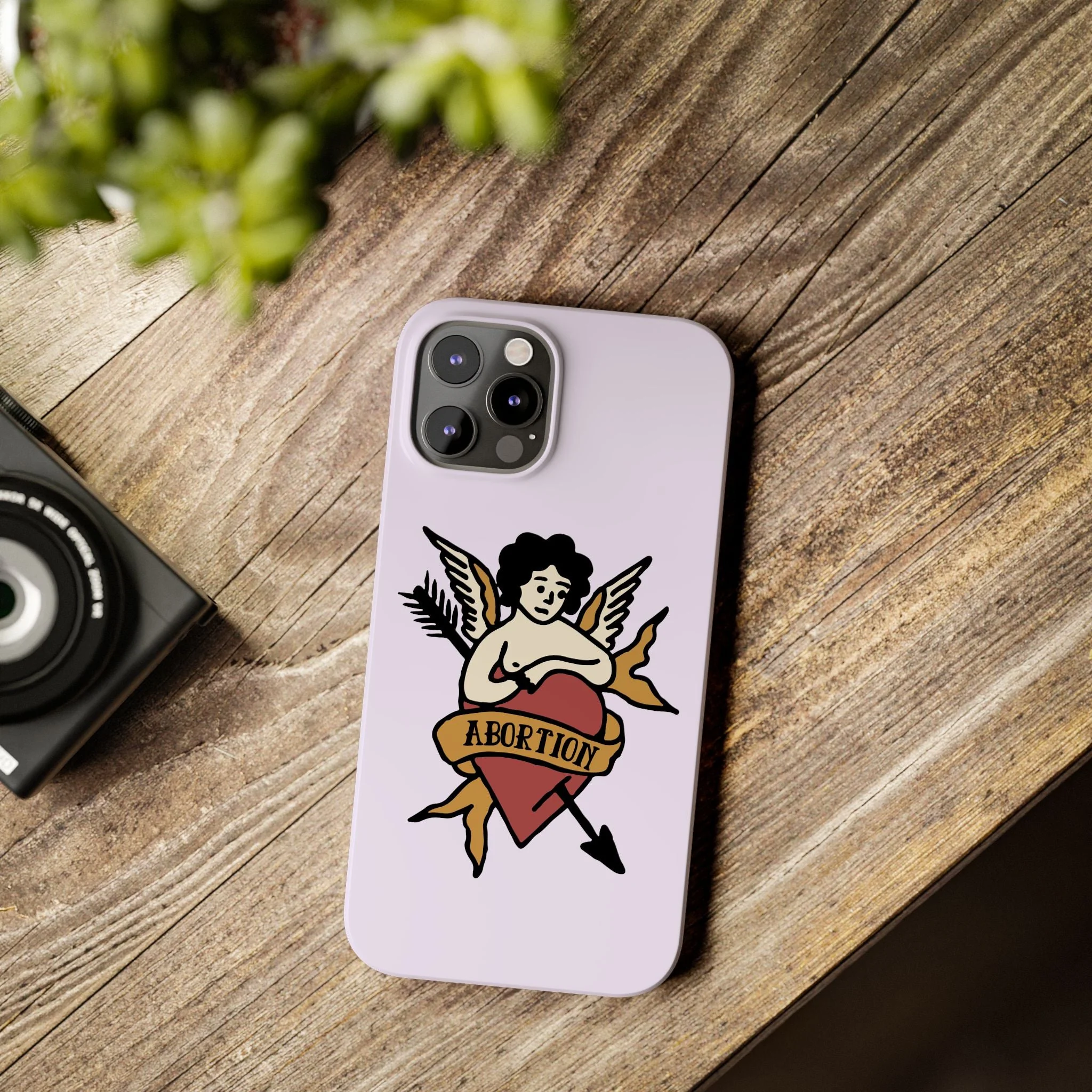 Abortion Vintage Tattoo Art Slim Phone Case - Many iPhone Models Available - Image 57