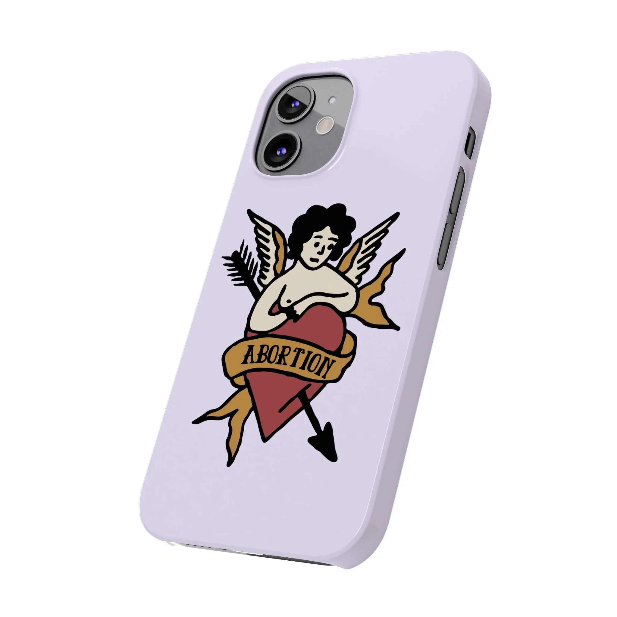 Abortion Vintage Tattoo Art Slim Phone Case - Many iPhone Models Available - Image 59