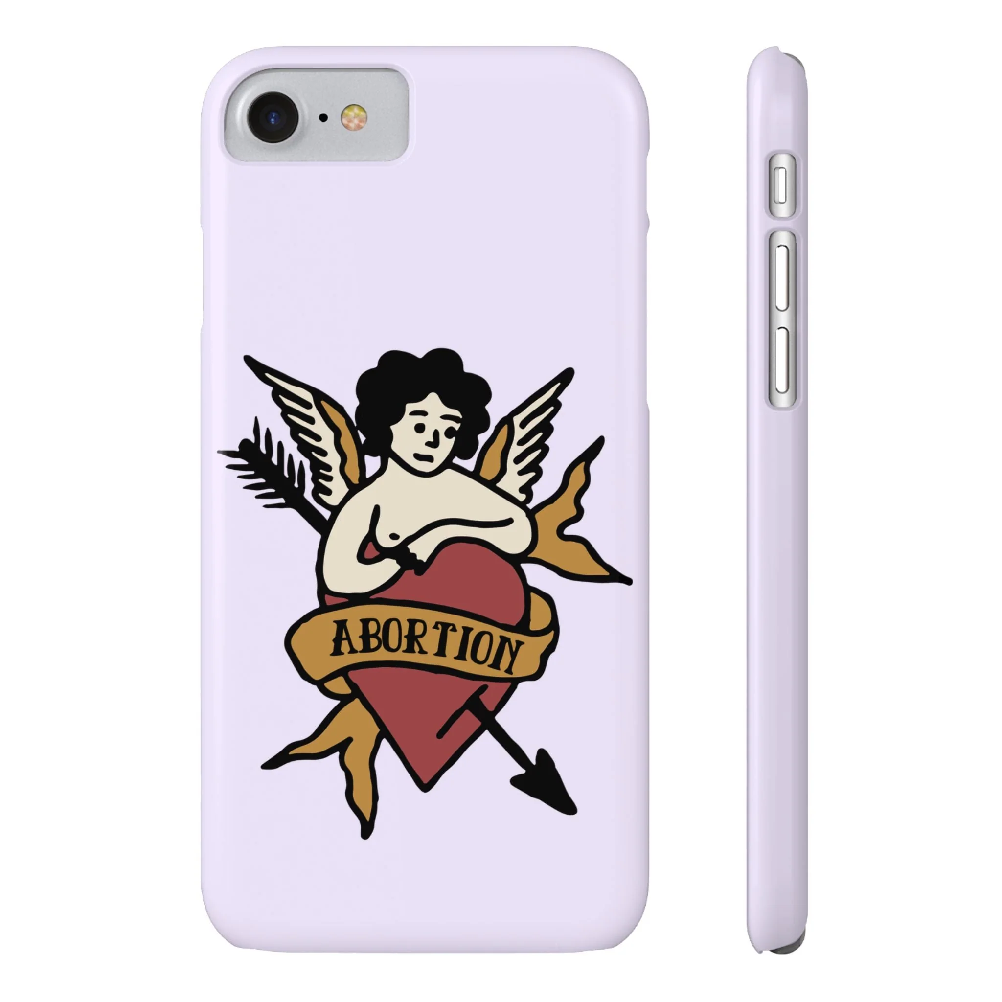 Abortion Vintage Tattoo Art Slim Phone Case - Many iPhone Models Available - Image 6
