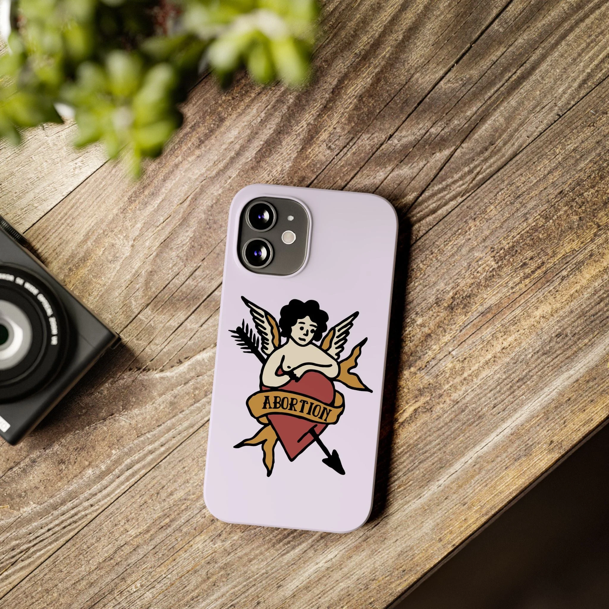 Abortion Vintage Tattoo Art Slim Phone Case - Many iPhone Models Available - Image 60