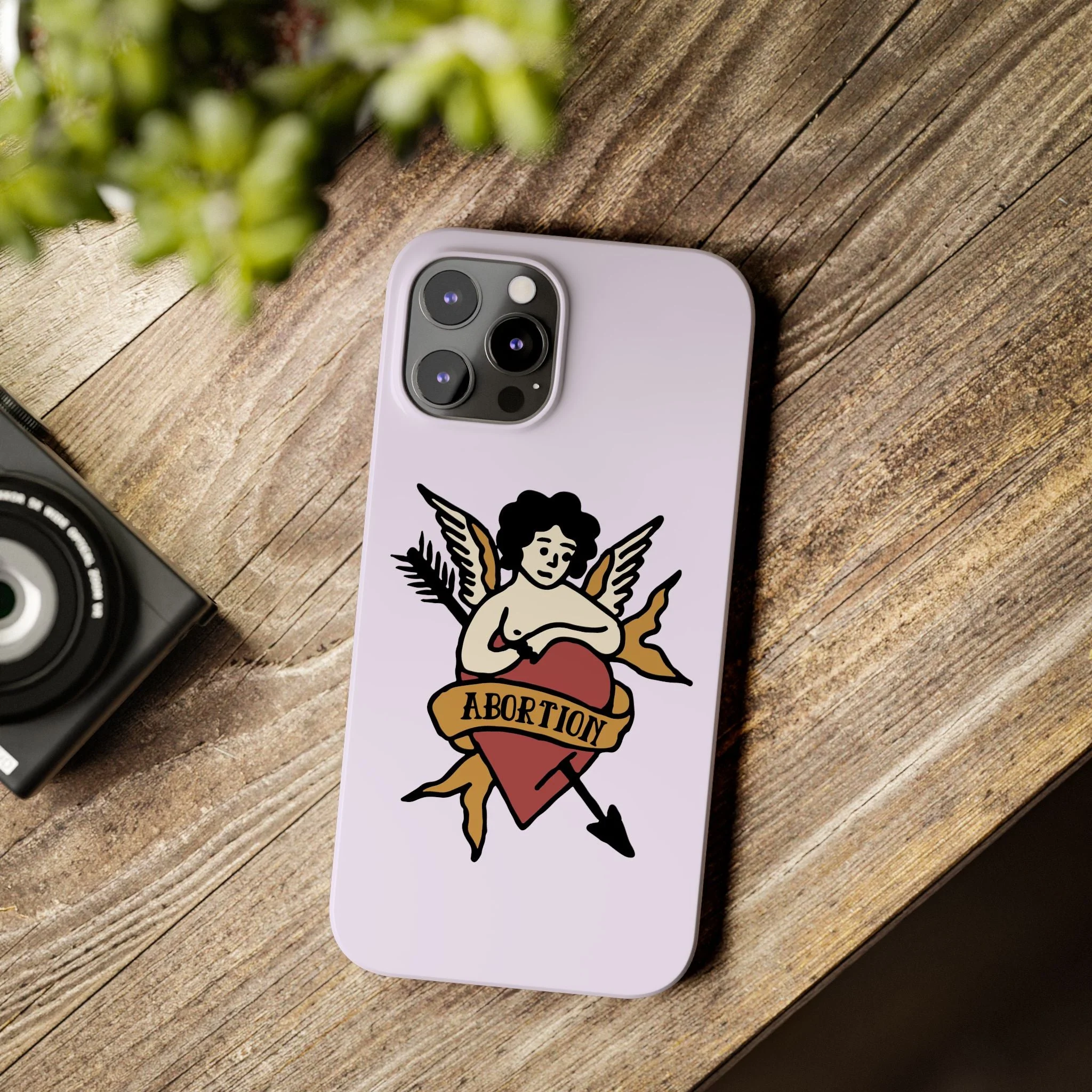 Abortion Vintage Tattoo Art Slim Phone Case - Many iPhone Models Available - Image 63