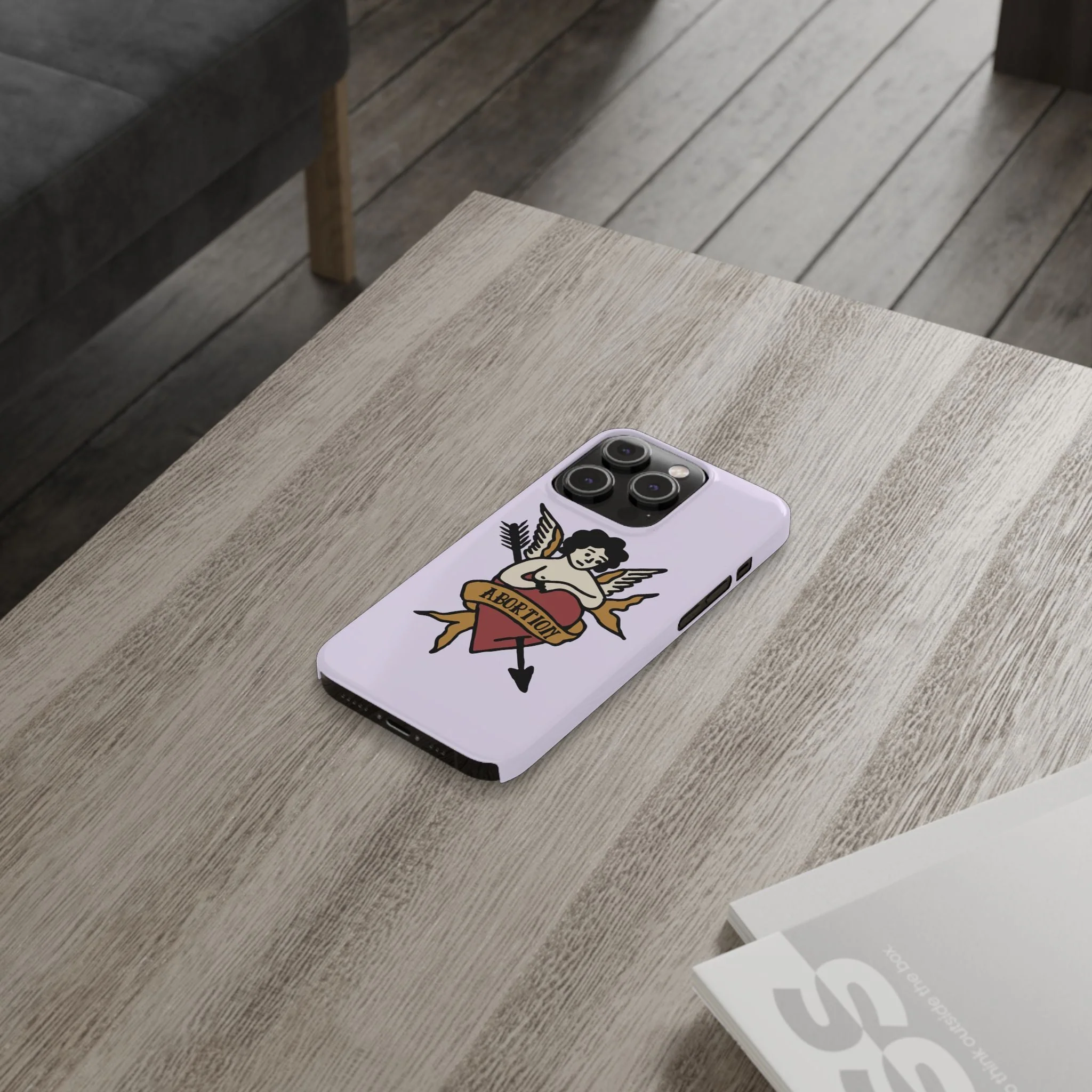 Abortion Vintage Tattoo Art Slim Phone Case - Many iPhone Models Available - Image 65
