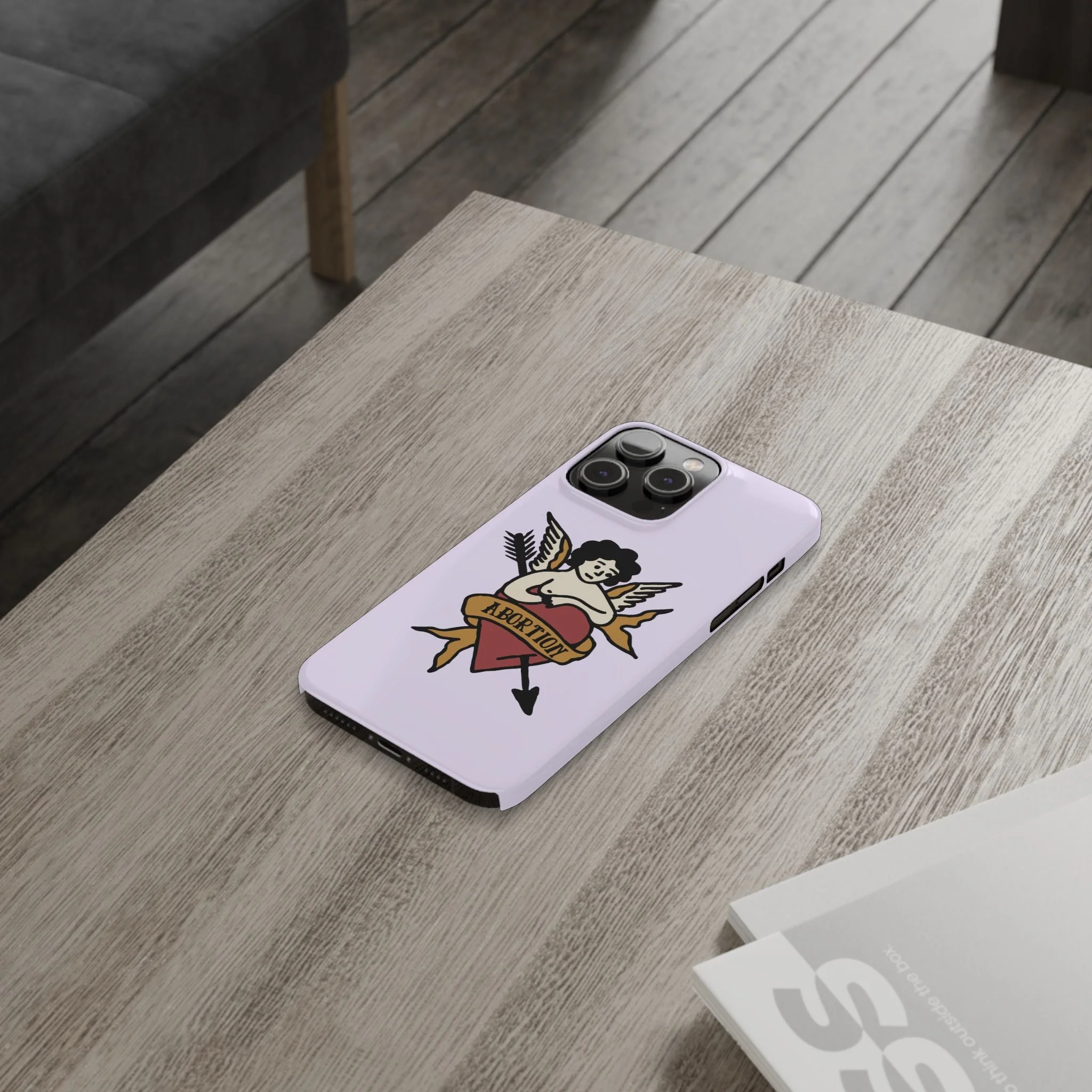 Abortion Vintage Tattoo Art Slim Phone Case - Many iPhone Models Available - Image 66