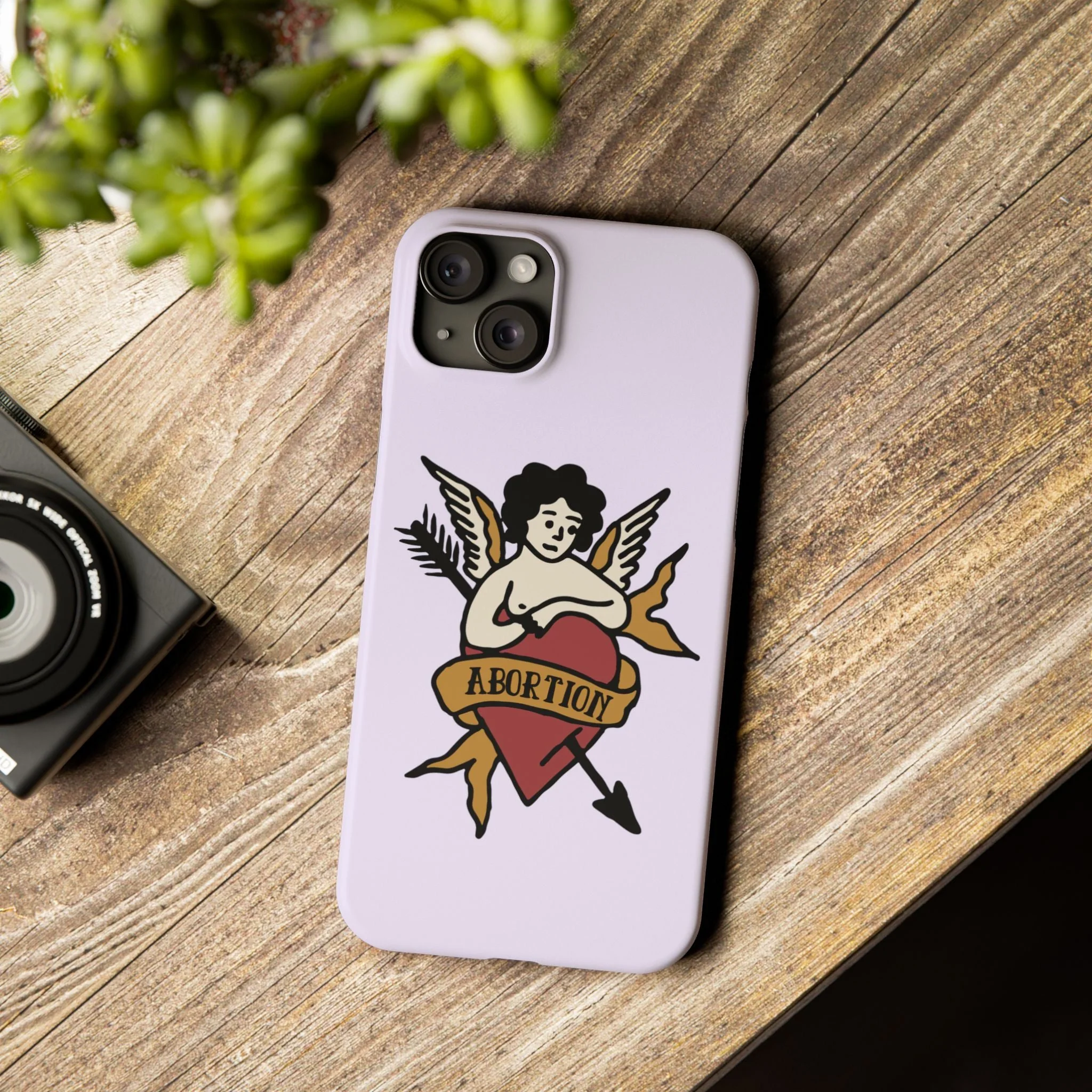 Abortion Vintage Tattoo Art Slim Phone Case - Many iPhone Models Available - Image 69