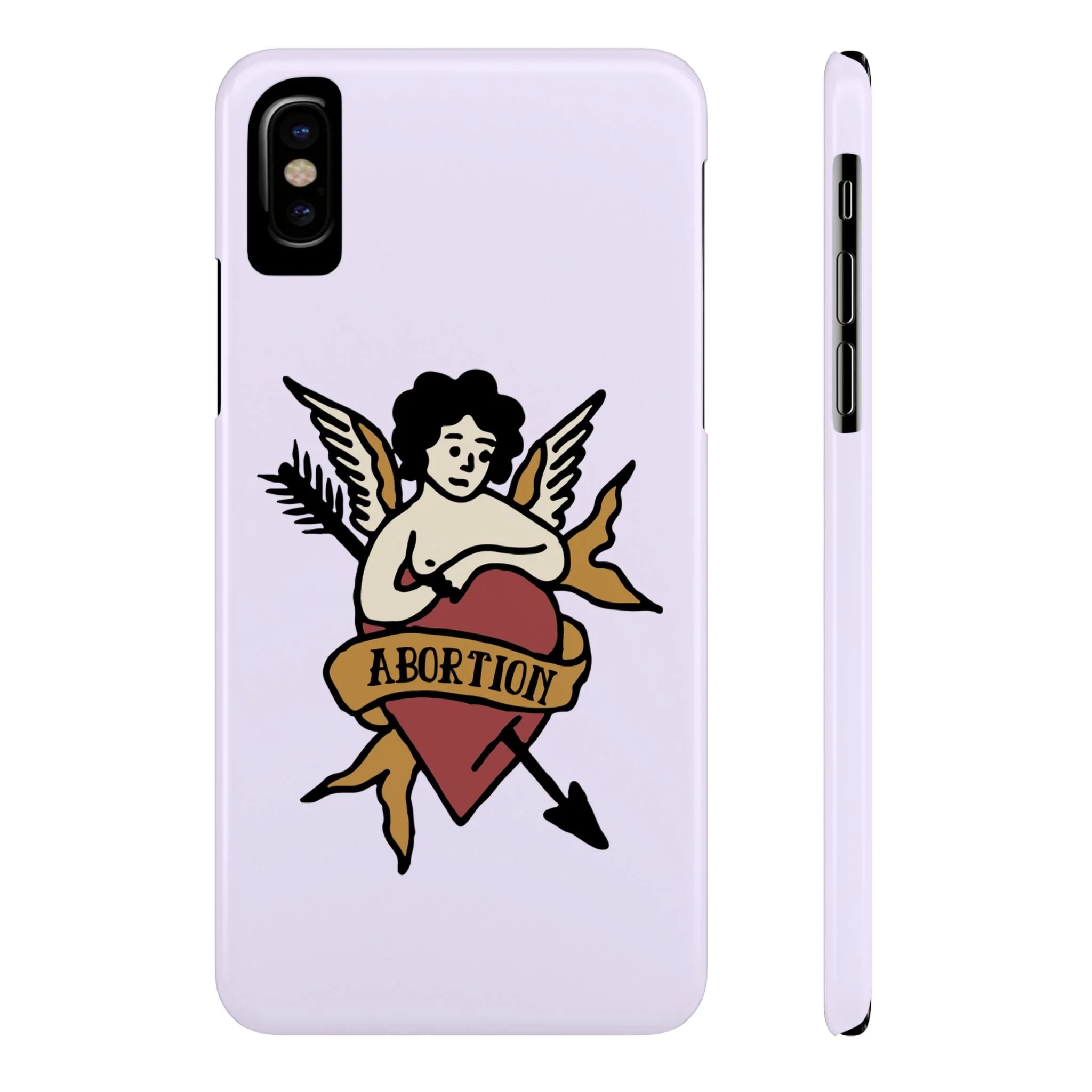 Abortion Vintage Tattoo Art Slim Phone Case - Many iPhone Models Available - Image 7